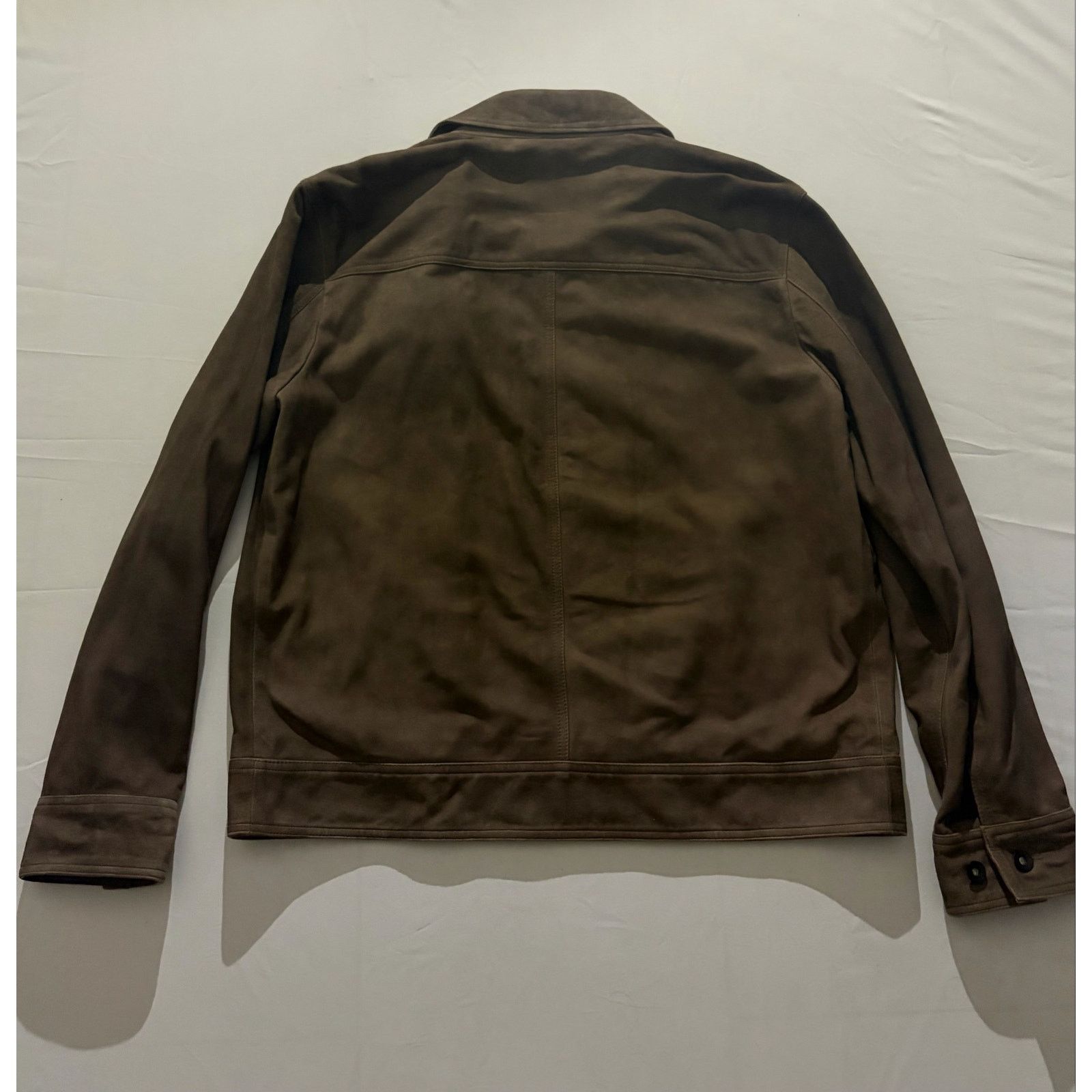 Rag & Bone Rag & Bone Owen Suede Trucker Jacket Sz L Perf. Con. Size US L / EU 52-54 / 3 - 6 Thumbnail