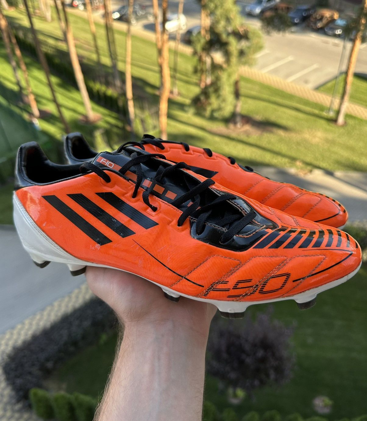 Adidas Sportswear Vintage 2010 Adidas Adizero F50 TRX FG Orange football boots Messi Grailed