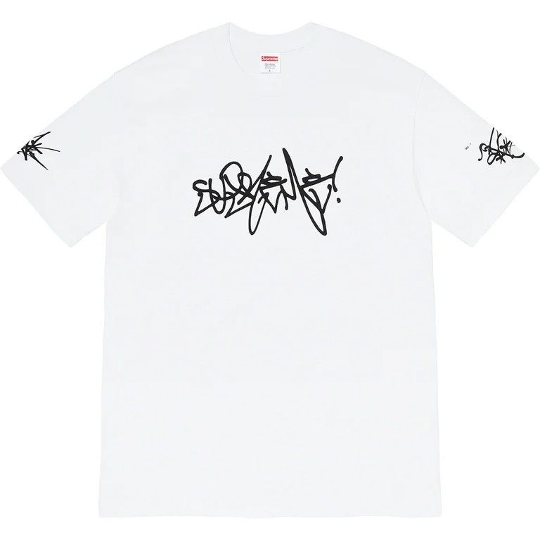 Supreme Supreme Rammellzee Tag Tee 'White' Size US L / EU 52-54 / 3 - 1 Thumbnail