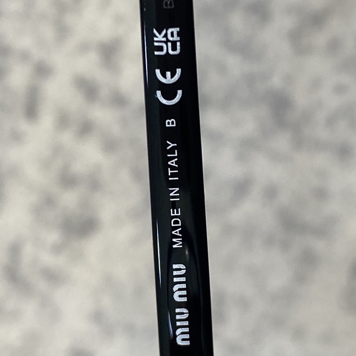 Miu Miu MIU MIU MU 01XV 1AB101 Eyewear BLACK Size ONE SIZE - 8 Thumbnail