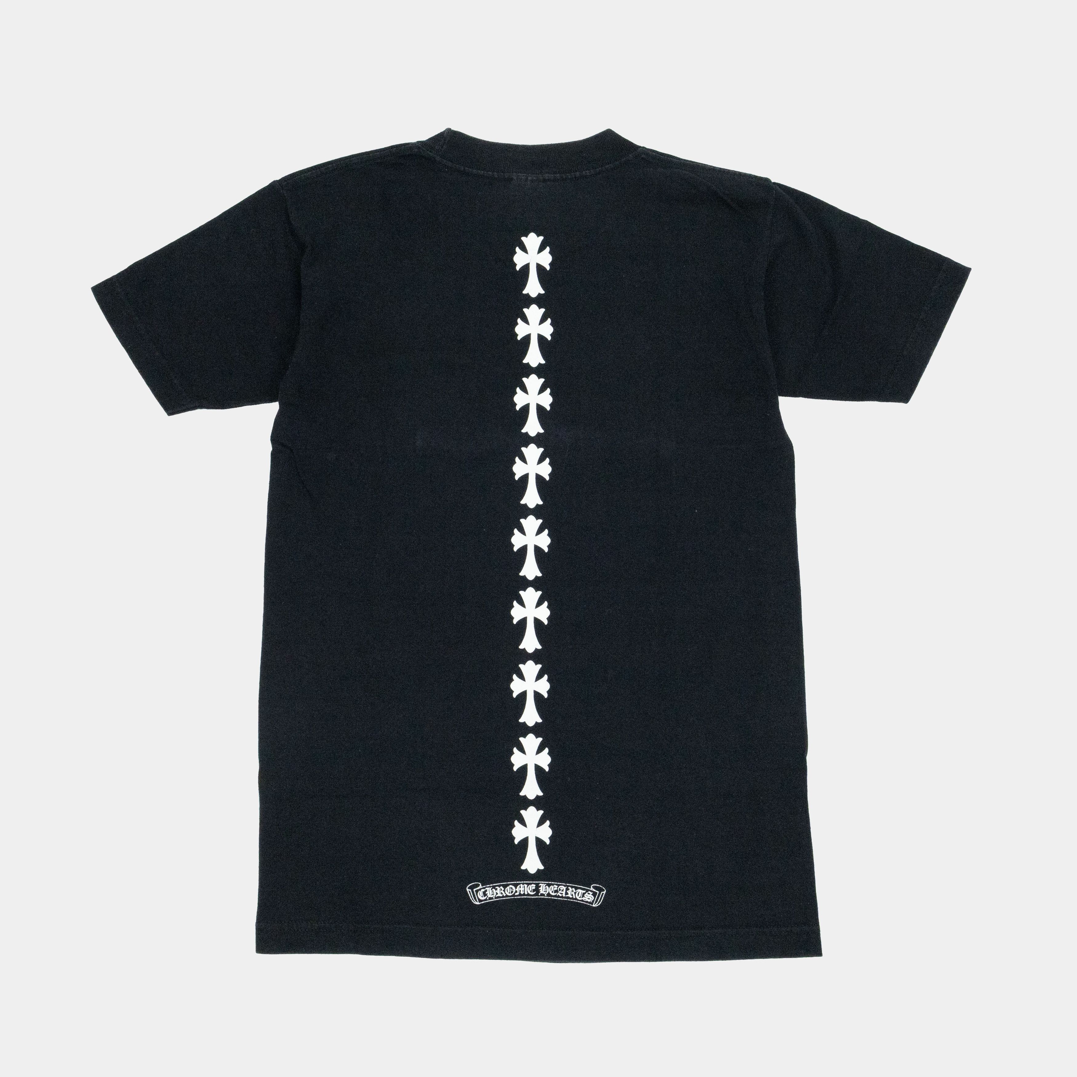 Chrome Hearts Chrome Hearts Vintage Triple Cross Logo T-Shirt Size US S / EU 44-46 / 1 - 2 Thumbnail