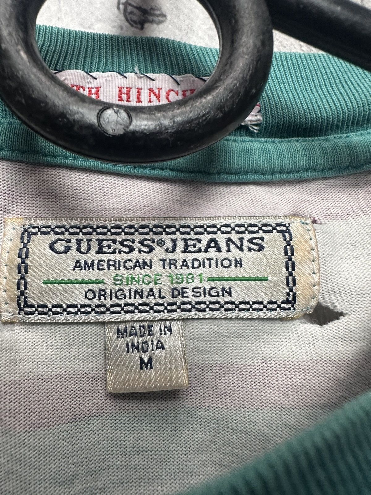 Guess × Vintage Vintage Guess ASAP Rocky striped tee size M distressed Size US M / EU 48-50 / 2 - 4 Thumbnail