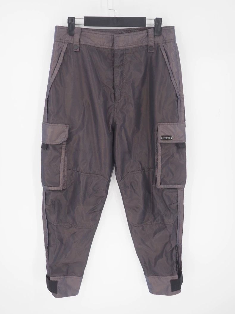Dior DIOR size US 48 Dark Purple Laser Mesh Overalls pants 2502- Size US 32 / EU 48 - 1 Thumbnail