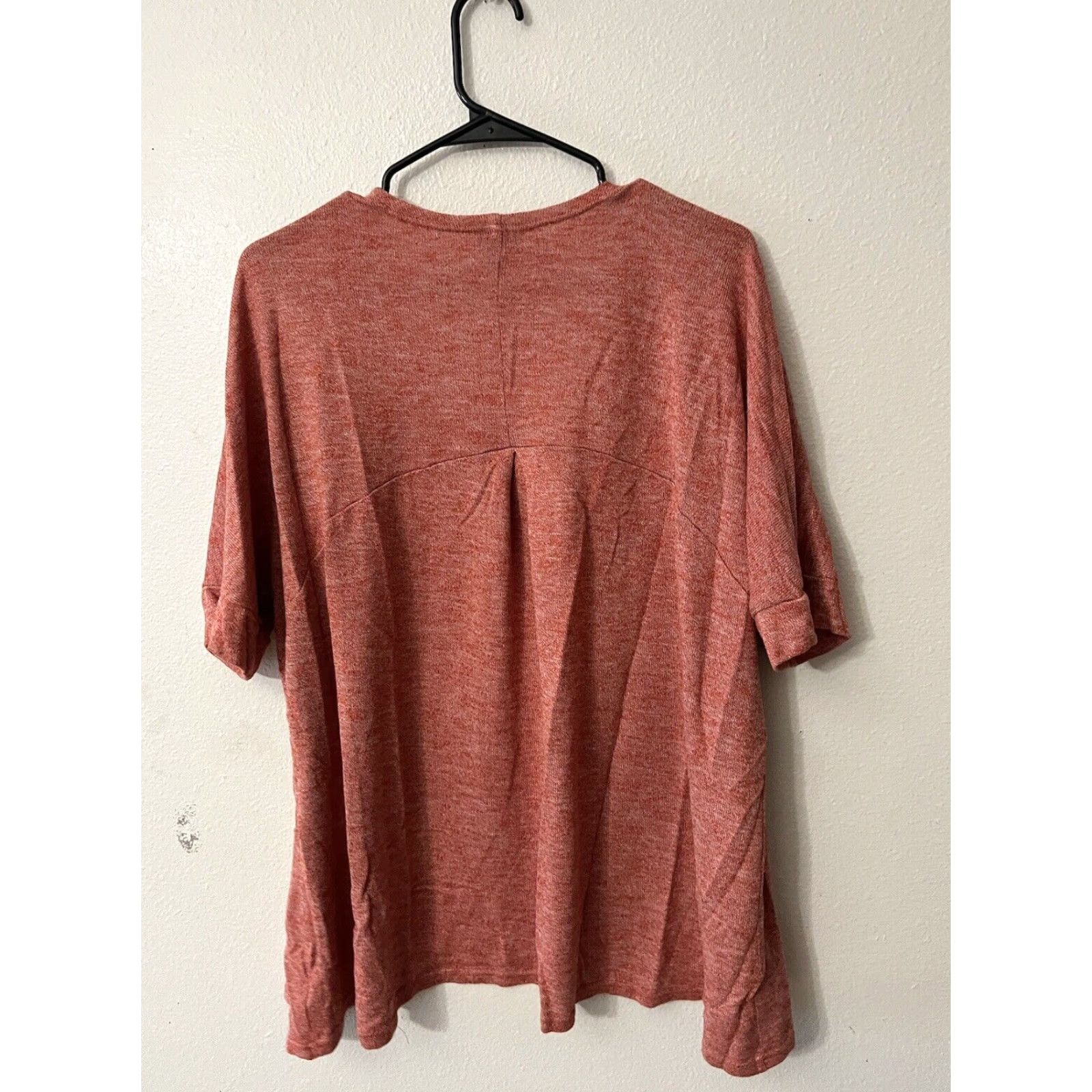 Torrid Torrid Cardigan Womens 2 Orange Short Dolman Sleeve Hacci Open Front Stretch Sweater Size XS / US 0-2 / IT 36-38 - 2 Thumbnail