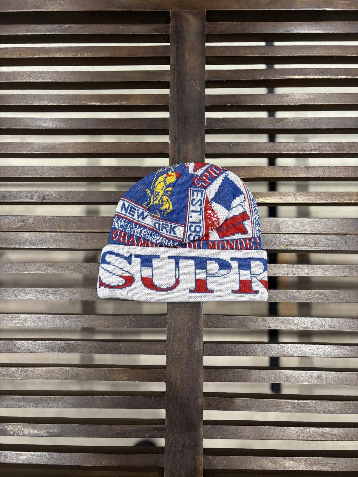 Supreme Supreme Scarf Beanie White Size ONE SIZE - 1 Thumbnail