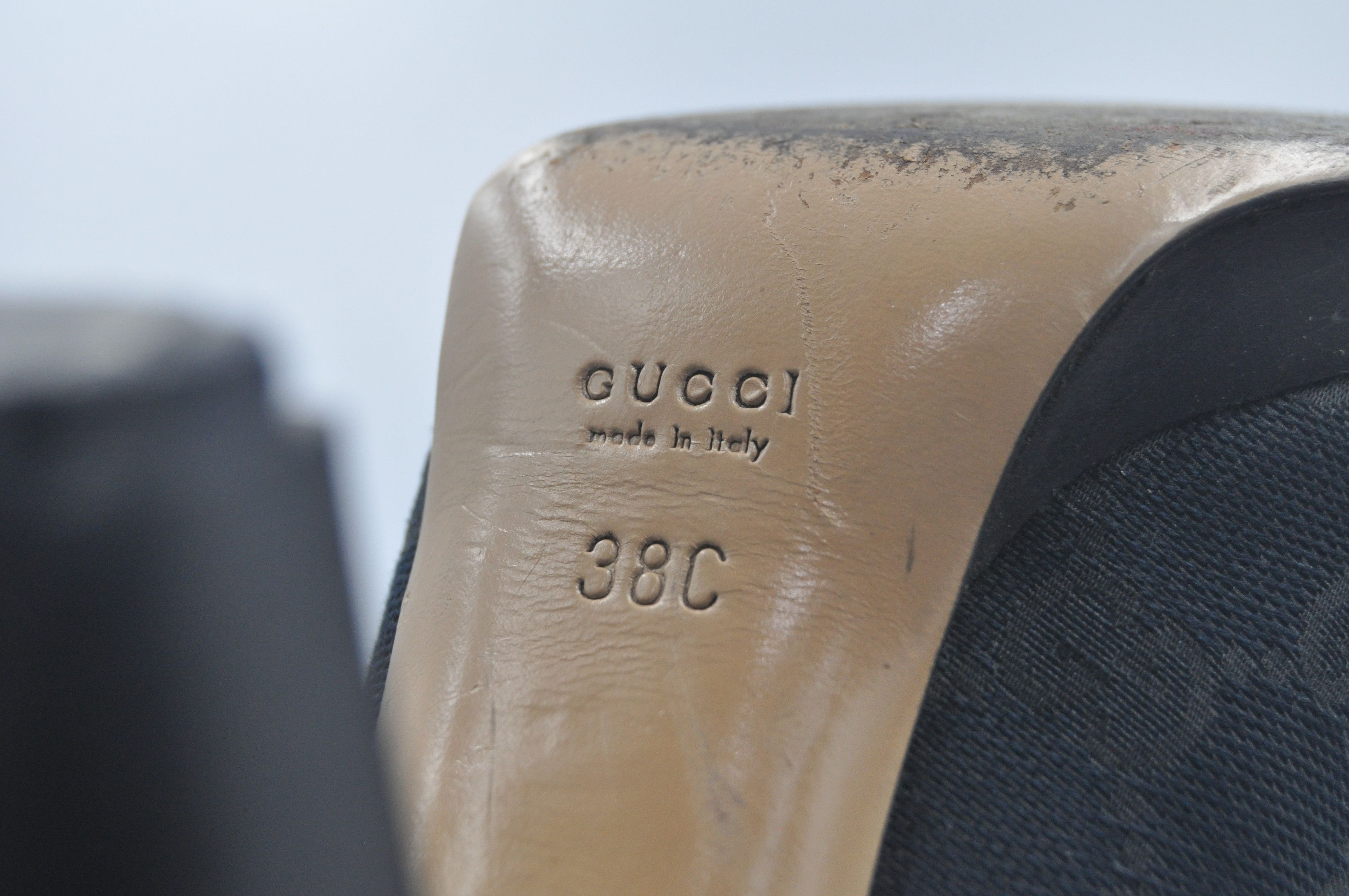Gucci Gucci - Monogram Heel Pumps Size US 8 / IT 38 - 11 Thumbnail