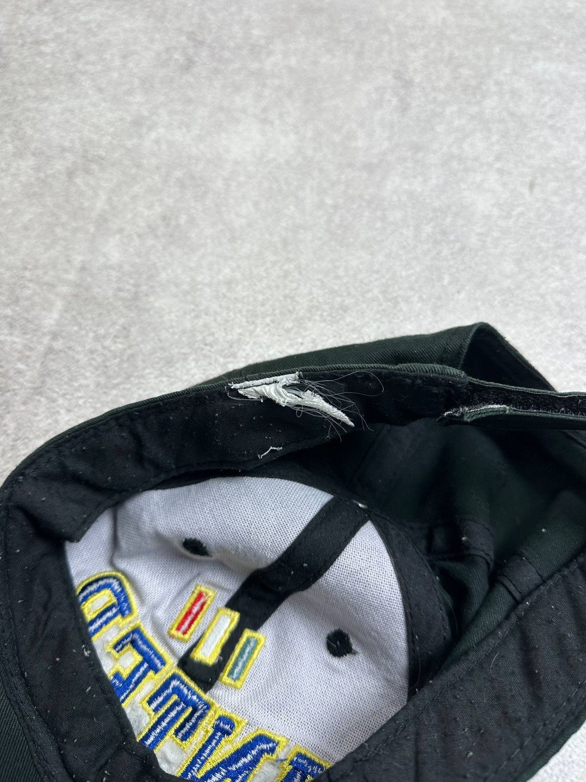 Vintage Vintage Inter Milan Embroidery Football Cap Rare Os Size ONE SIZE - 4 Thumbnail