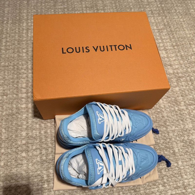 Louis Vuitton Louis Vuitton Trainer Low Top Fashion Sneakers -2508 Size US 8.5 / EU 41-42 - 6 Thumbnail