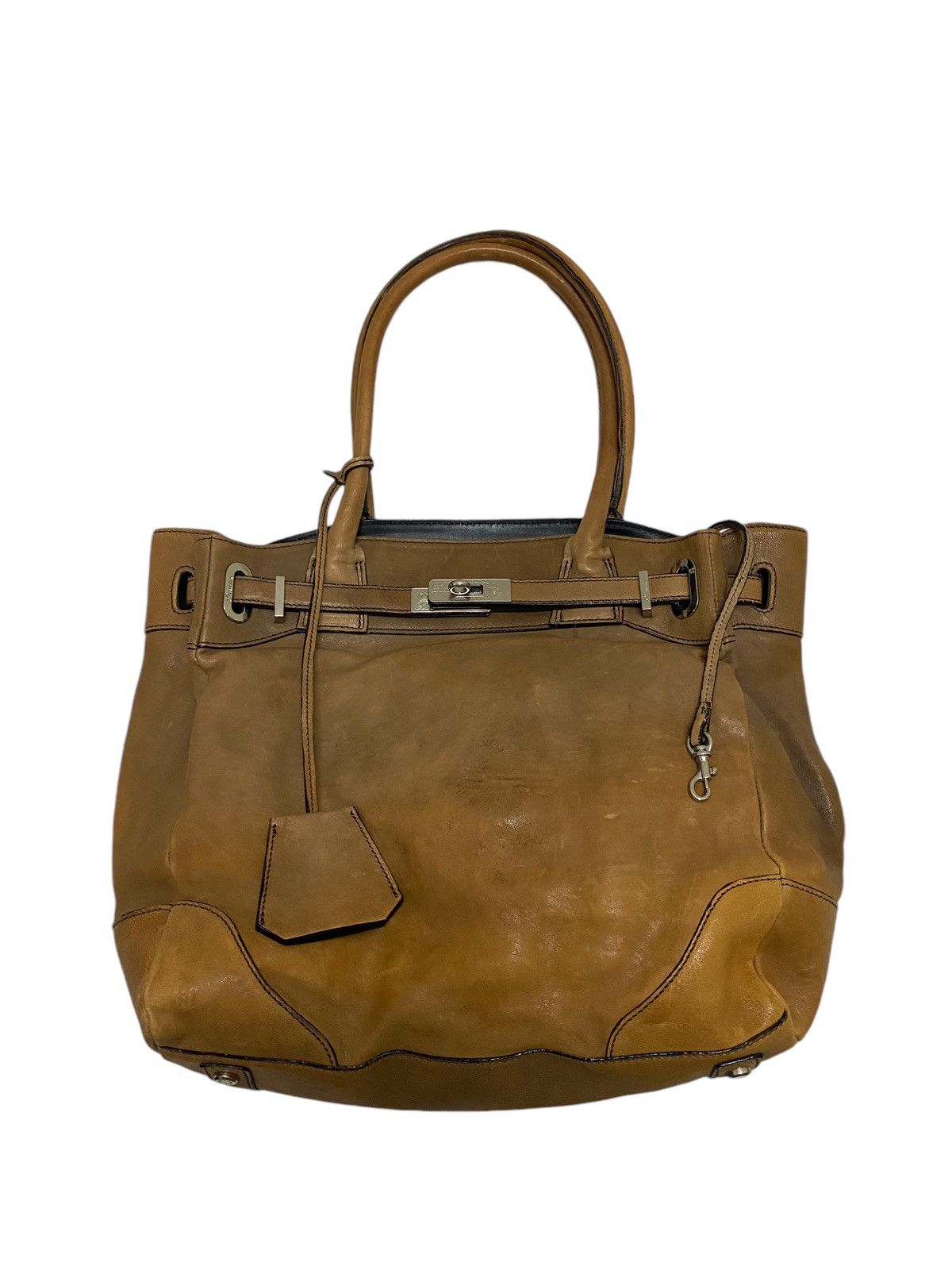 Japanese Brand ADMJ Leather Birkin Bag Size ONE SIZE - 1 Thumbnail