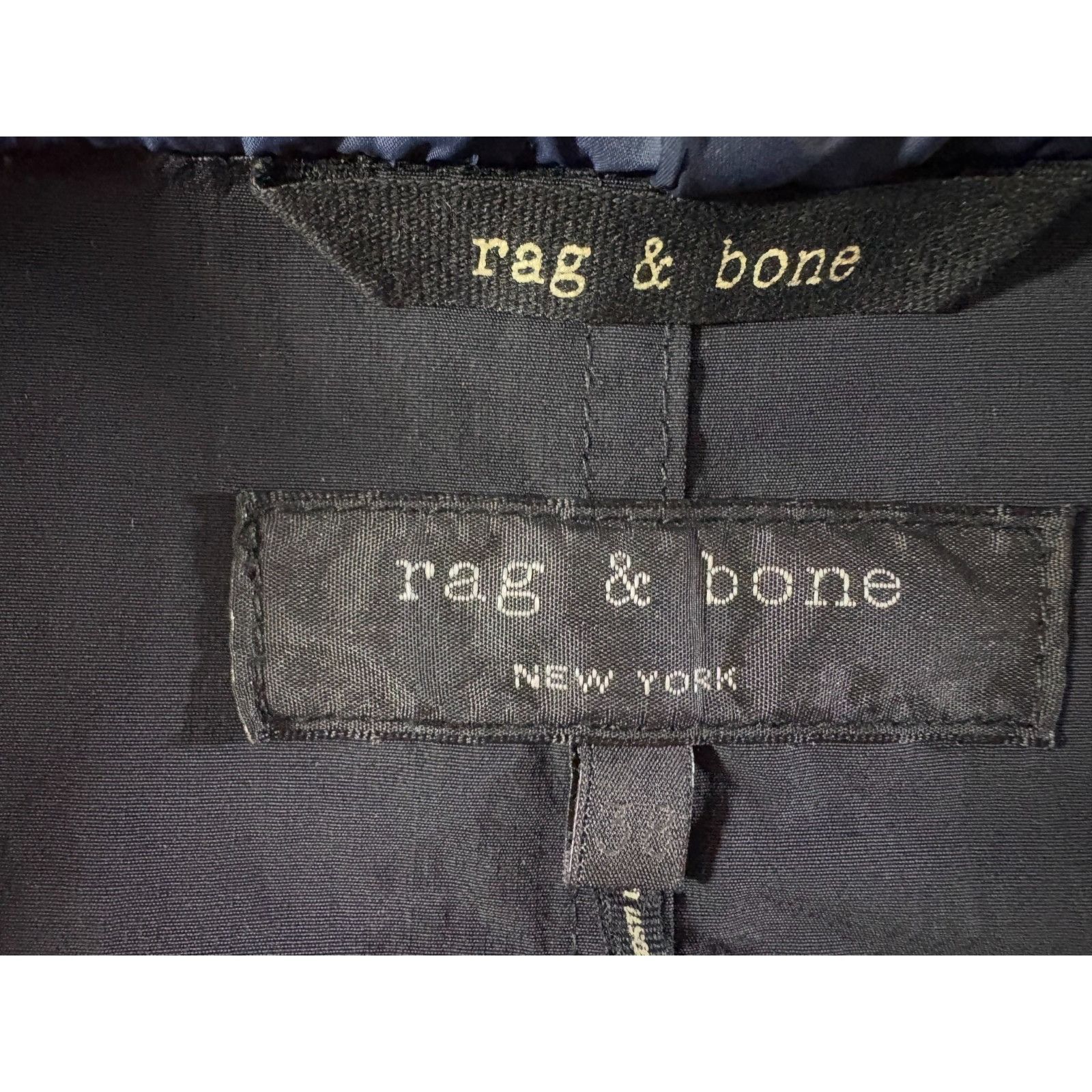 Rag & Bone Rag & Bone Hooded rain full zip Jacket Size 38 US S color Bl Size US S / EU 44-46 / 1 - 2 Thumbnail