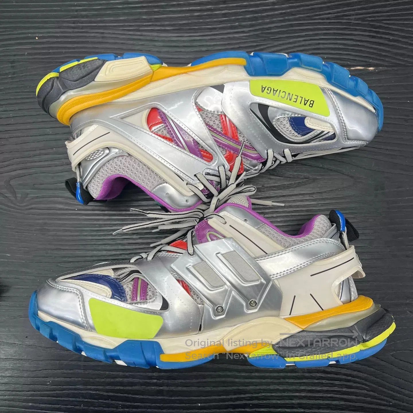Balenciaga Multi-Color Athletic Sneakers Size 11. Size US 11 / EU 44 - 2 Thumbnail