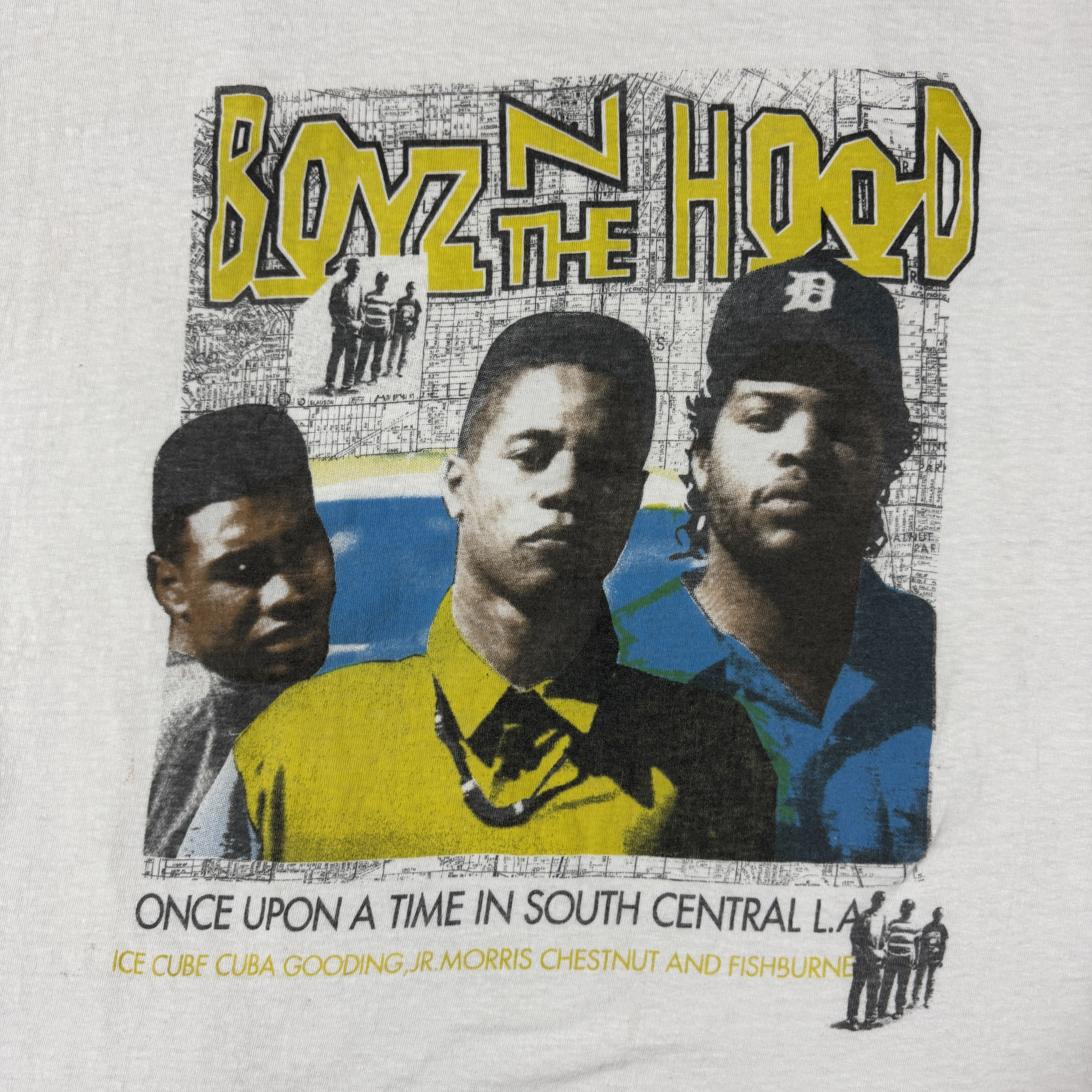Vintage Vintage 90s Boyz N The Hood Promo Shirt Size US XL / EU 56 / 4 - 5 Thumbnail
