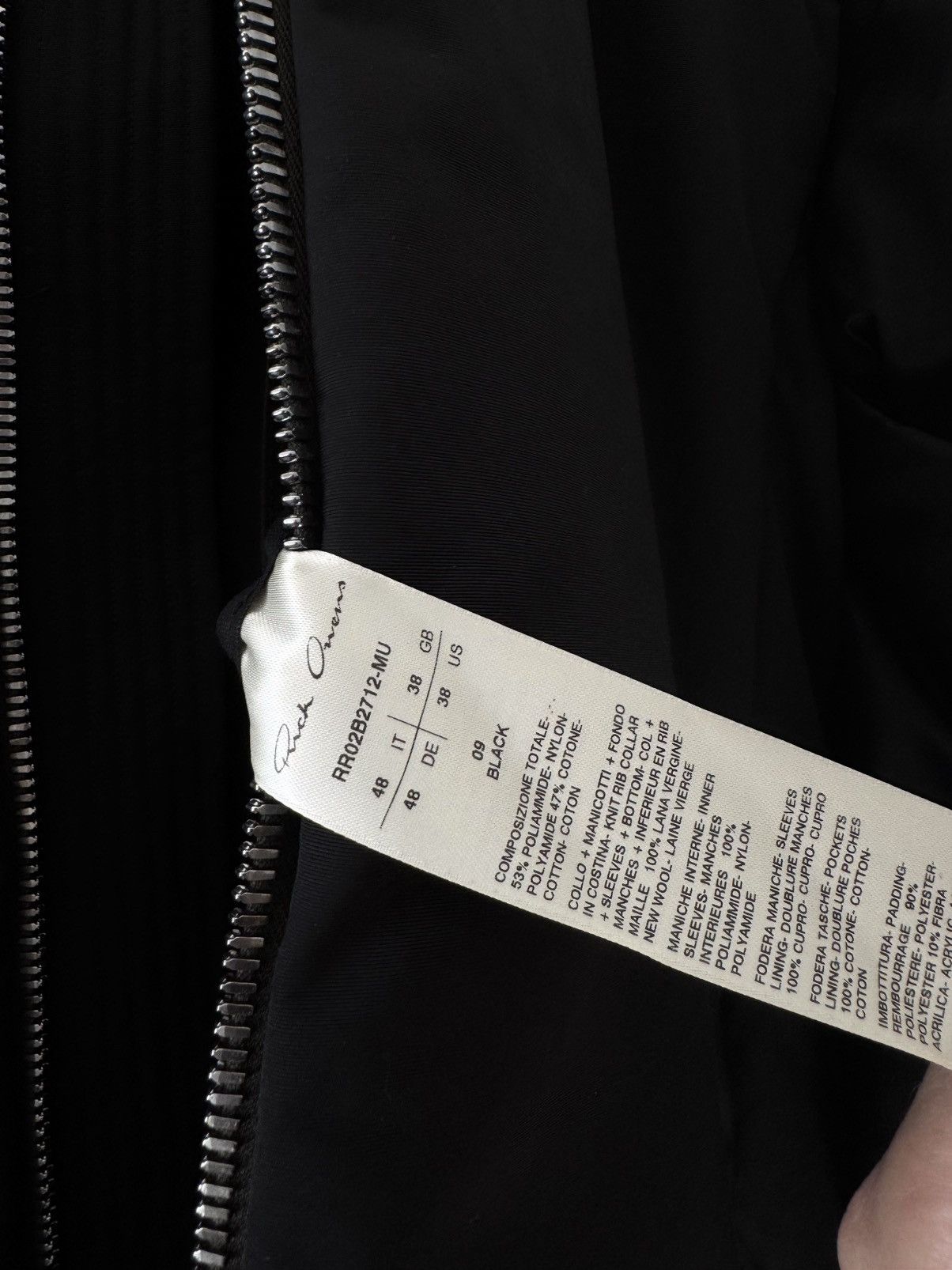Rick Owens RARE: FW22 STROBE Padded Gauntlet Bomber Size US M / EU 48-50 / 2 - 12 Thumbnail