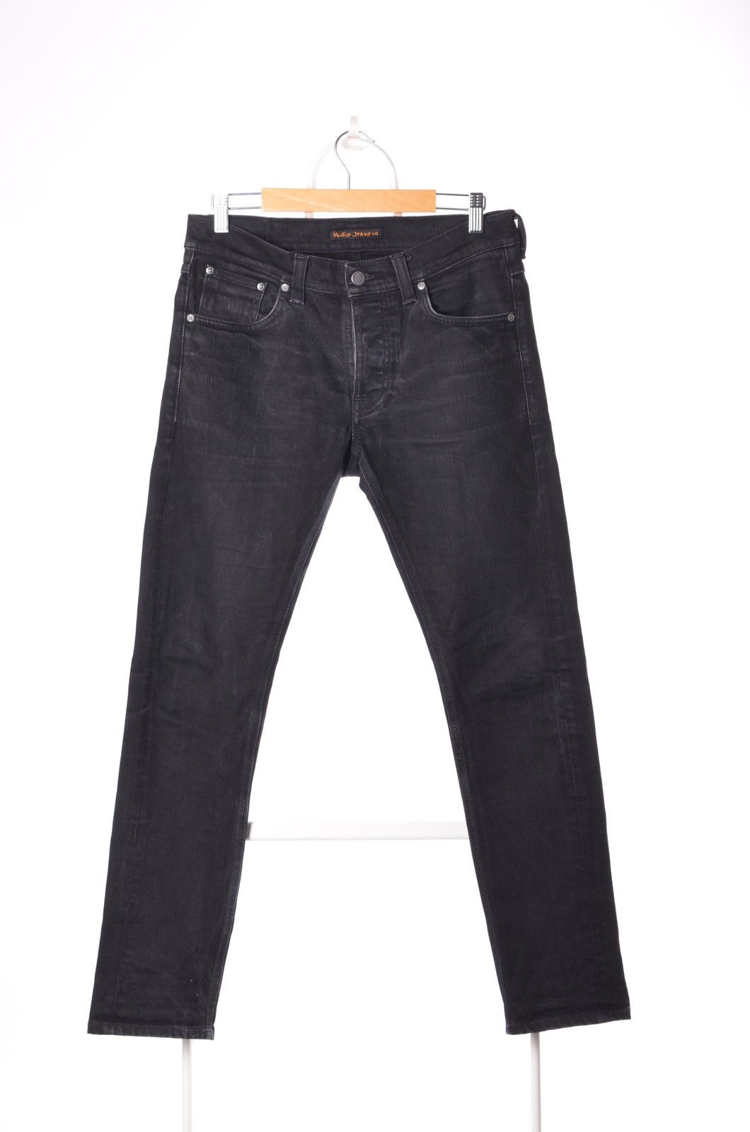 Nudie Jeans NUDIE JEANS Tilted Tor Dry clod Black denim jeans size 31 Size US 31 - 3 Thumbnail