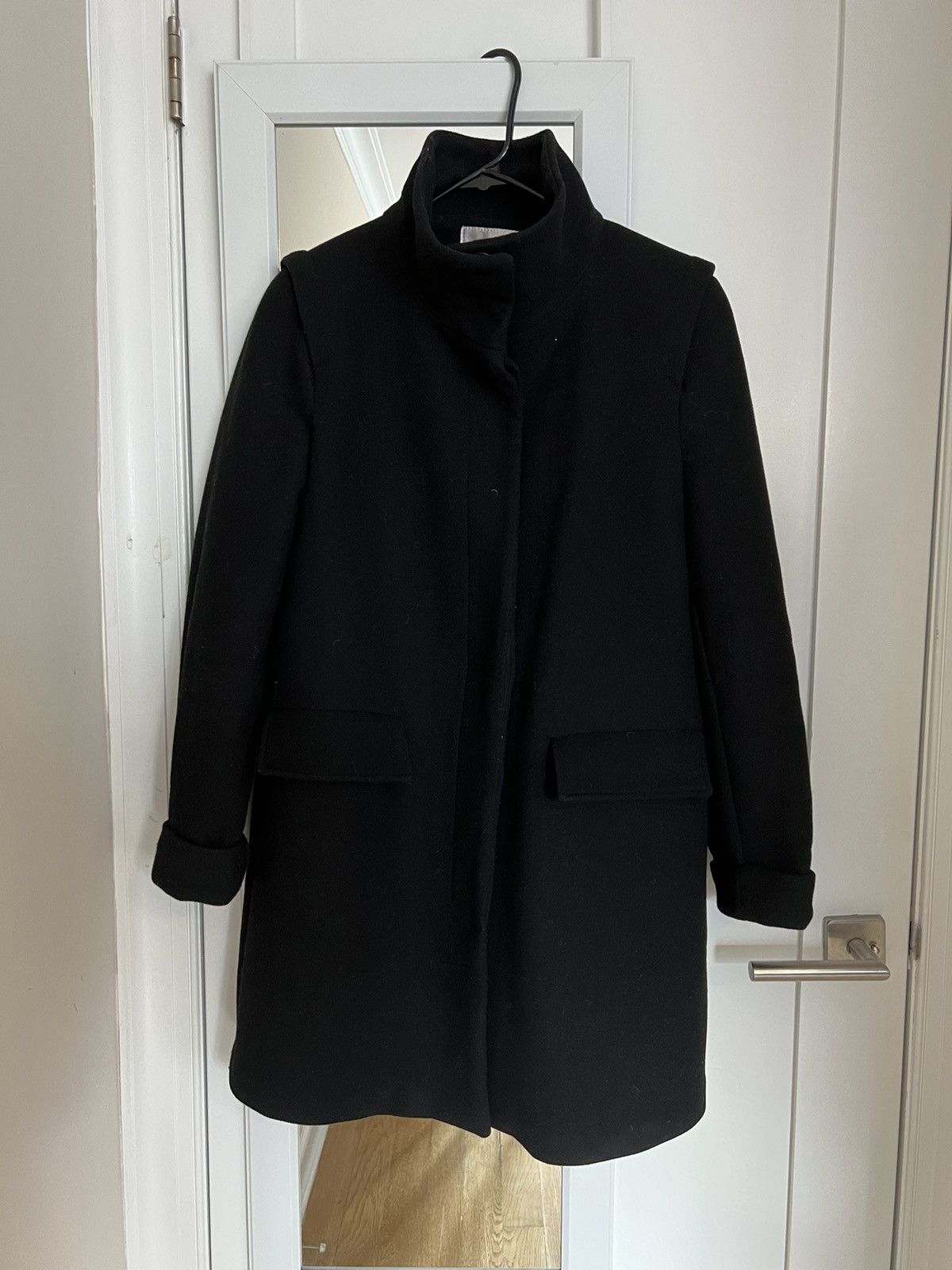 Zara Zara Black coat Size M / US 6-8 / IT 42-44 - 1 Thumbnail