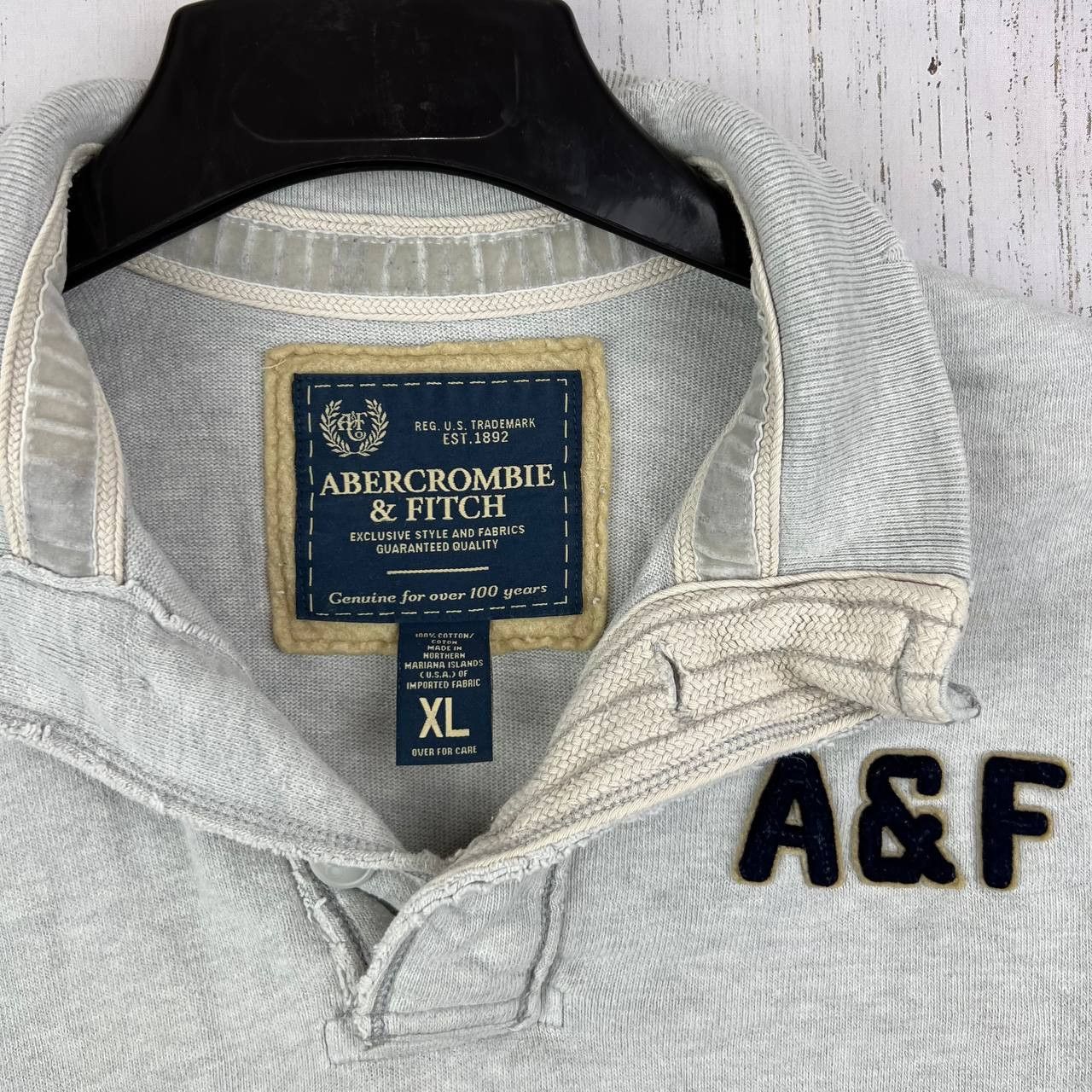 Abercrombie & Fitch Abercrombie & Fitch A&F Logo XL Pullover Sweatshirt Men Size US XL / EU 56 / 4 - 7 Thumbnail