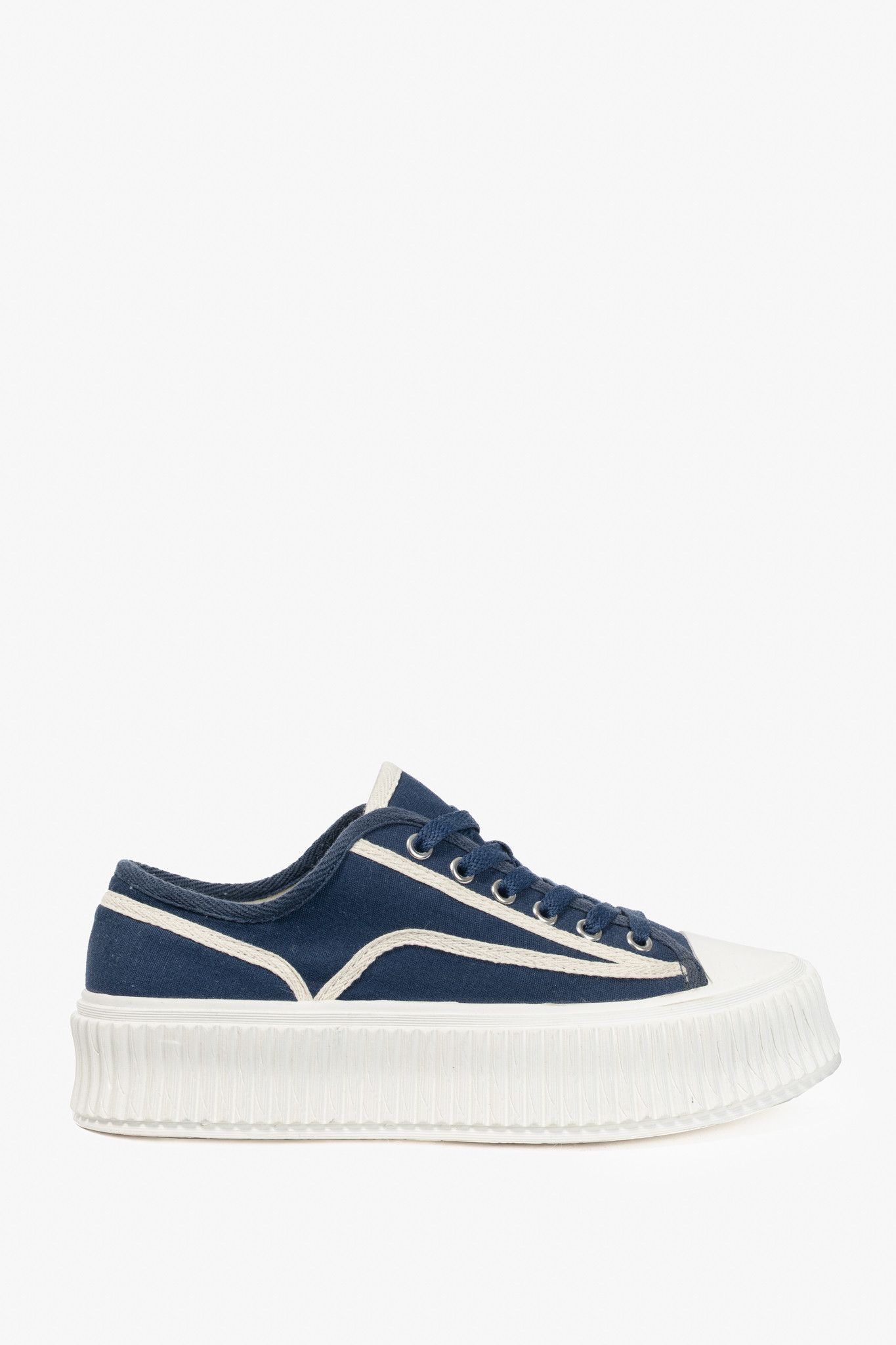 DOROTHEE SCHUMACHER Dorothee Schumacher Cool Canvas Lace-Up Platform Sneakers Size US 10.5 / IT 40.5 - 1 Thumbnail