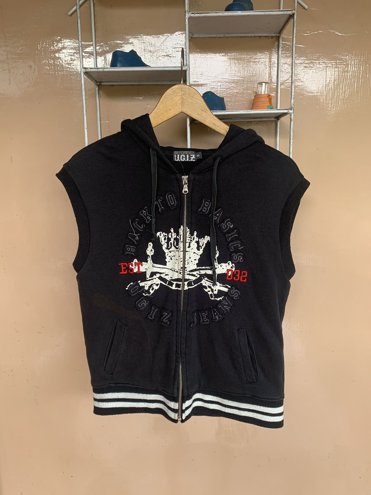 Japanese Brand Ugiz-Japanese vest hoodie styled Size US M / EU 48-50 / 2 - 1 Thumbnail