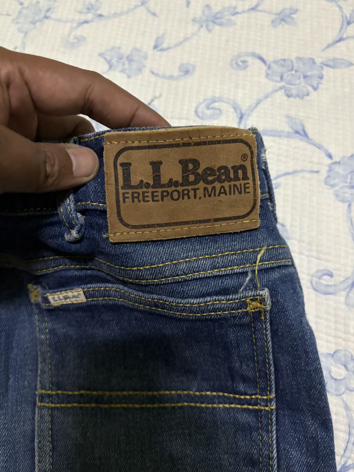 L.L. Bean L.L.Bean Straight Cut Streetwear Denim Size US 34 / EU 50 - 15 Thumbnail