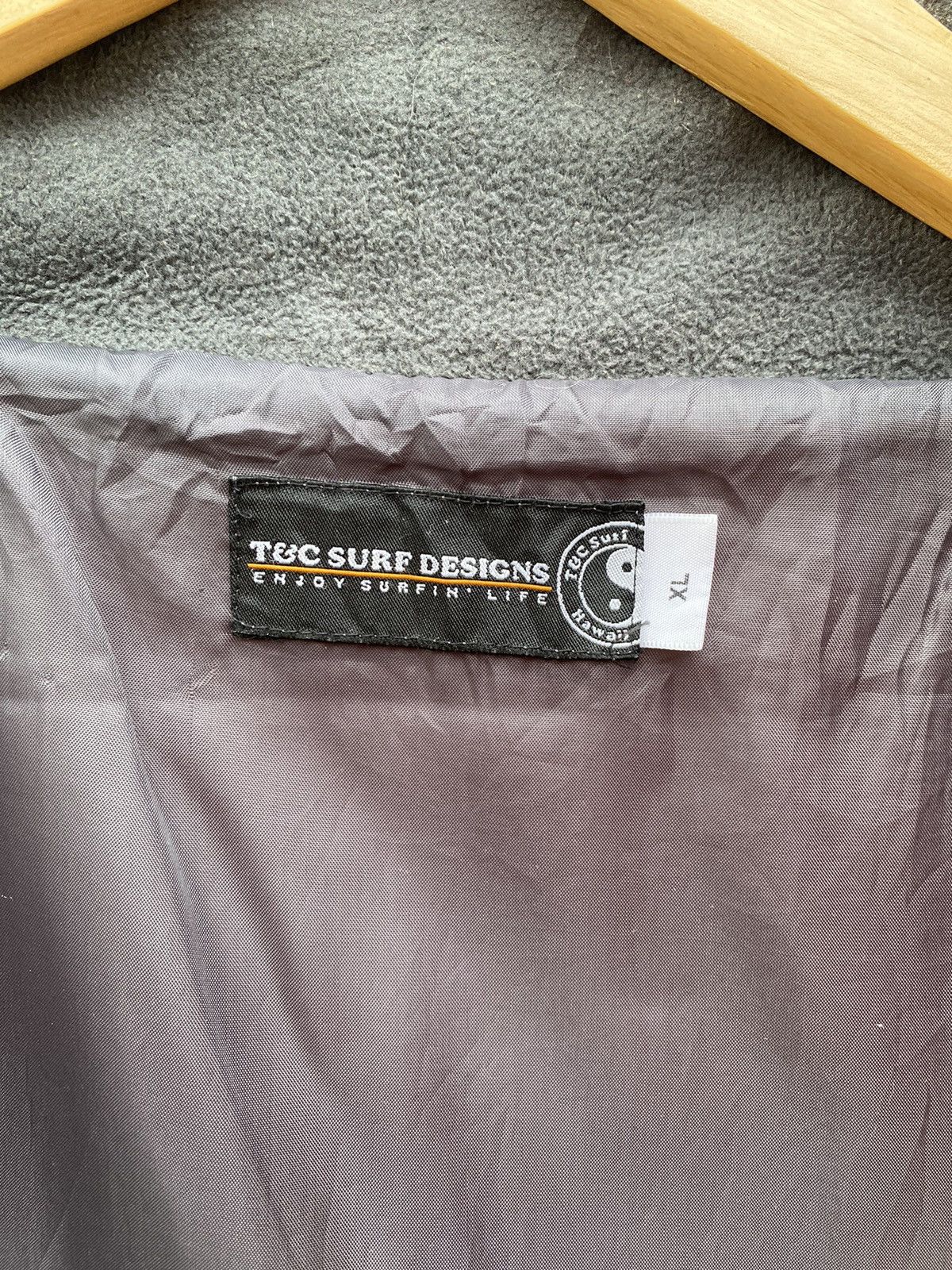 Vintage Vtg T&C Surf Outdoor Fleece Jacket Size US XL / EU 56 / 4 - 8 Thumbnail