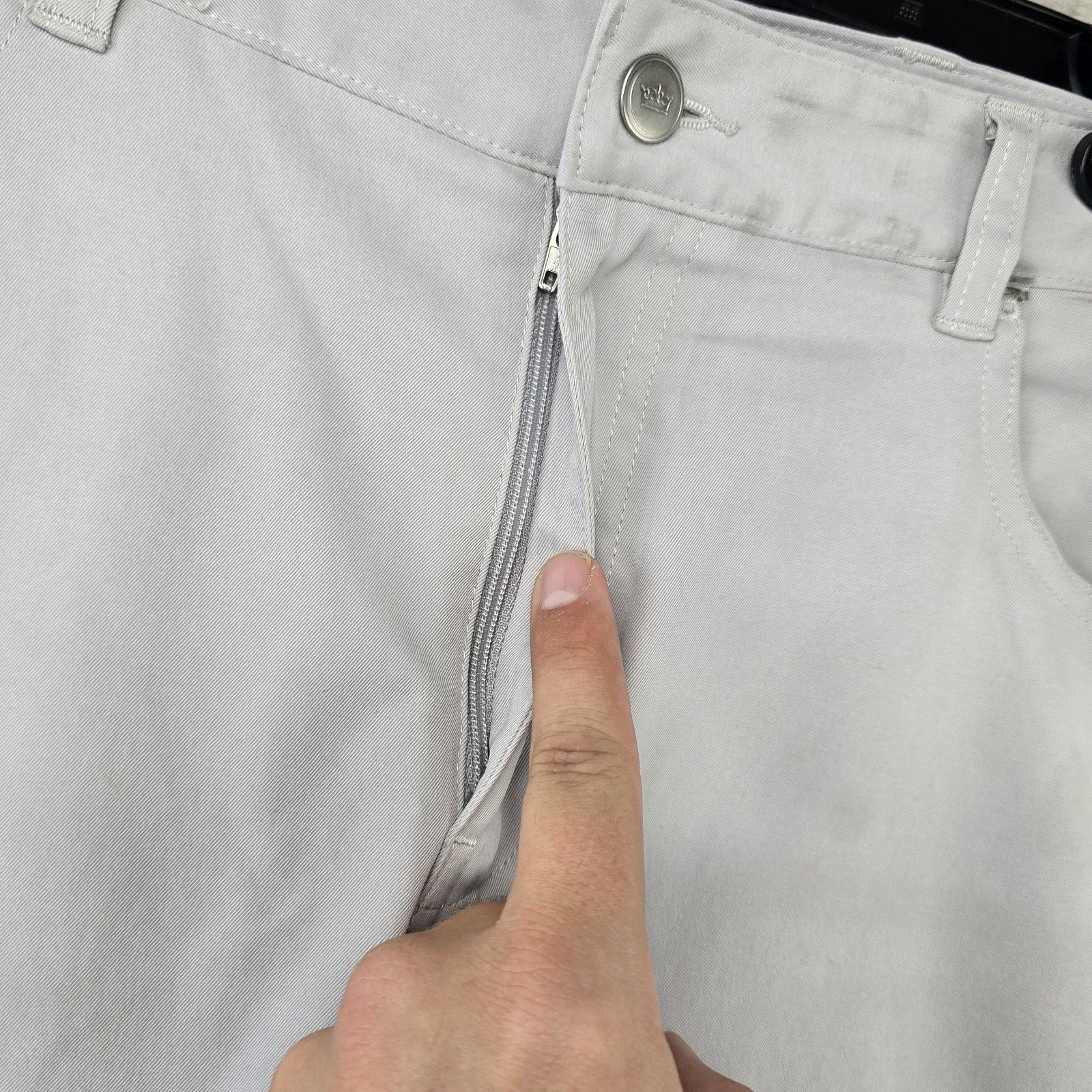Peter Millar Peter Millar Pants 36x32 (Fits 38x31) Gray Golf 5 Pocket Size US 36 / EU 52 - 3 Thumbnail
