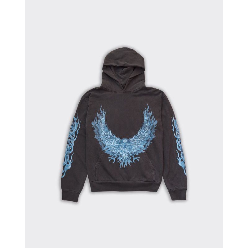 image of Basketcase Gallery Basketcase Moltres Hoodie in Black, Men's (Size XL)