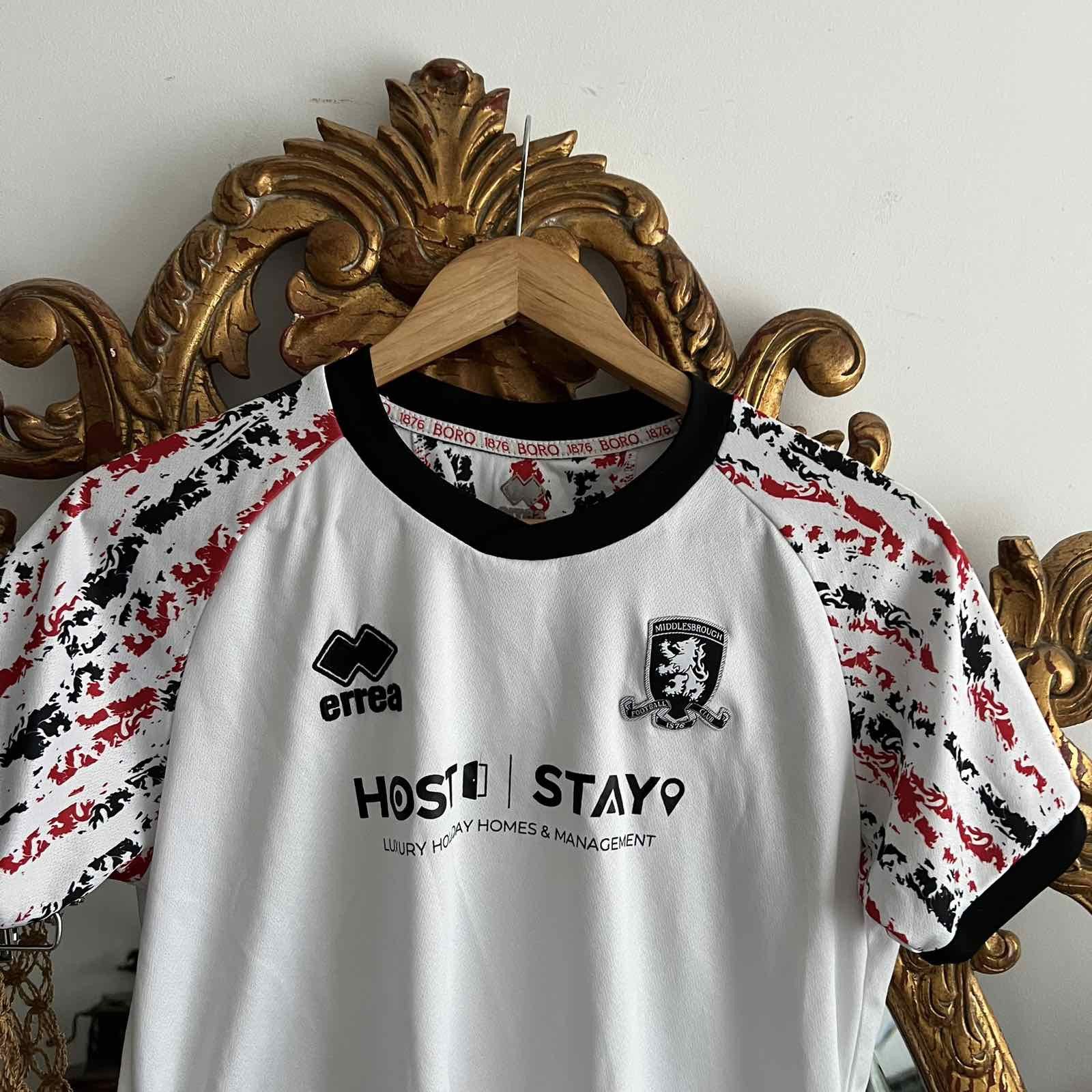 Errea Errea FC Middlesbrough Soccer Jersey Football Shirt Sz XS Size US XS / EU 42 / 0 - 4 Thumbnail