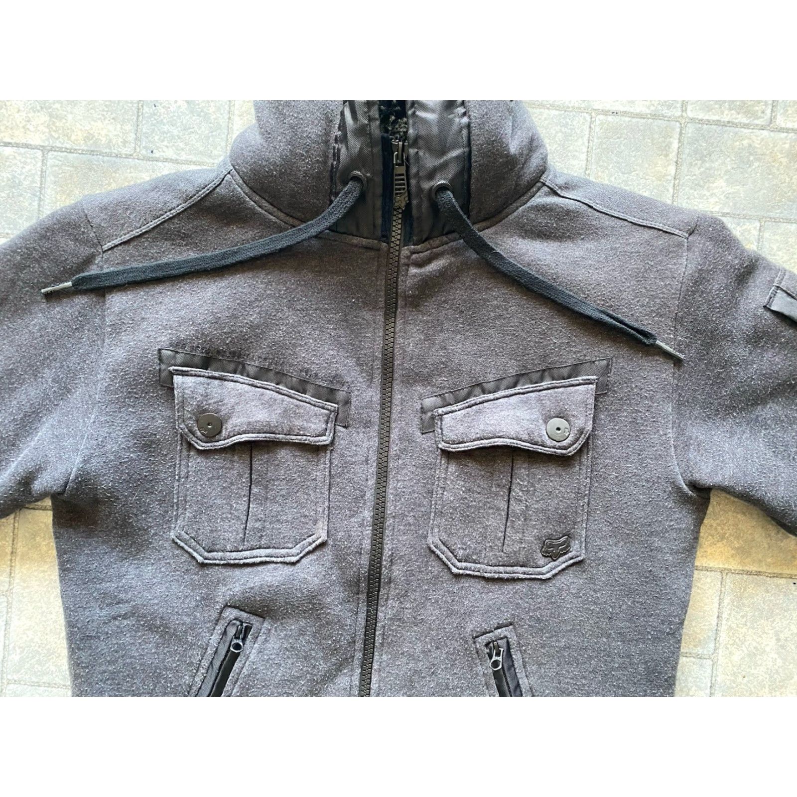 Vintage Fox Hoodie Full Zip Men’s Small S Gray Sasquatch Size US S / EU 44-46 / 1 - 4 Thumbnail