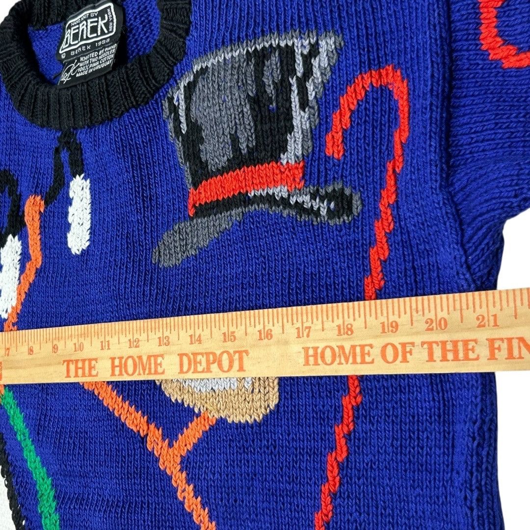 Other Vintage 1988 Berek Hand Knit Rare Victorian Era Bike Sweater Size M / US 6-8 / IT 42-44 - 5 Thumbnail
