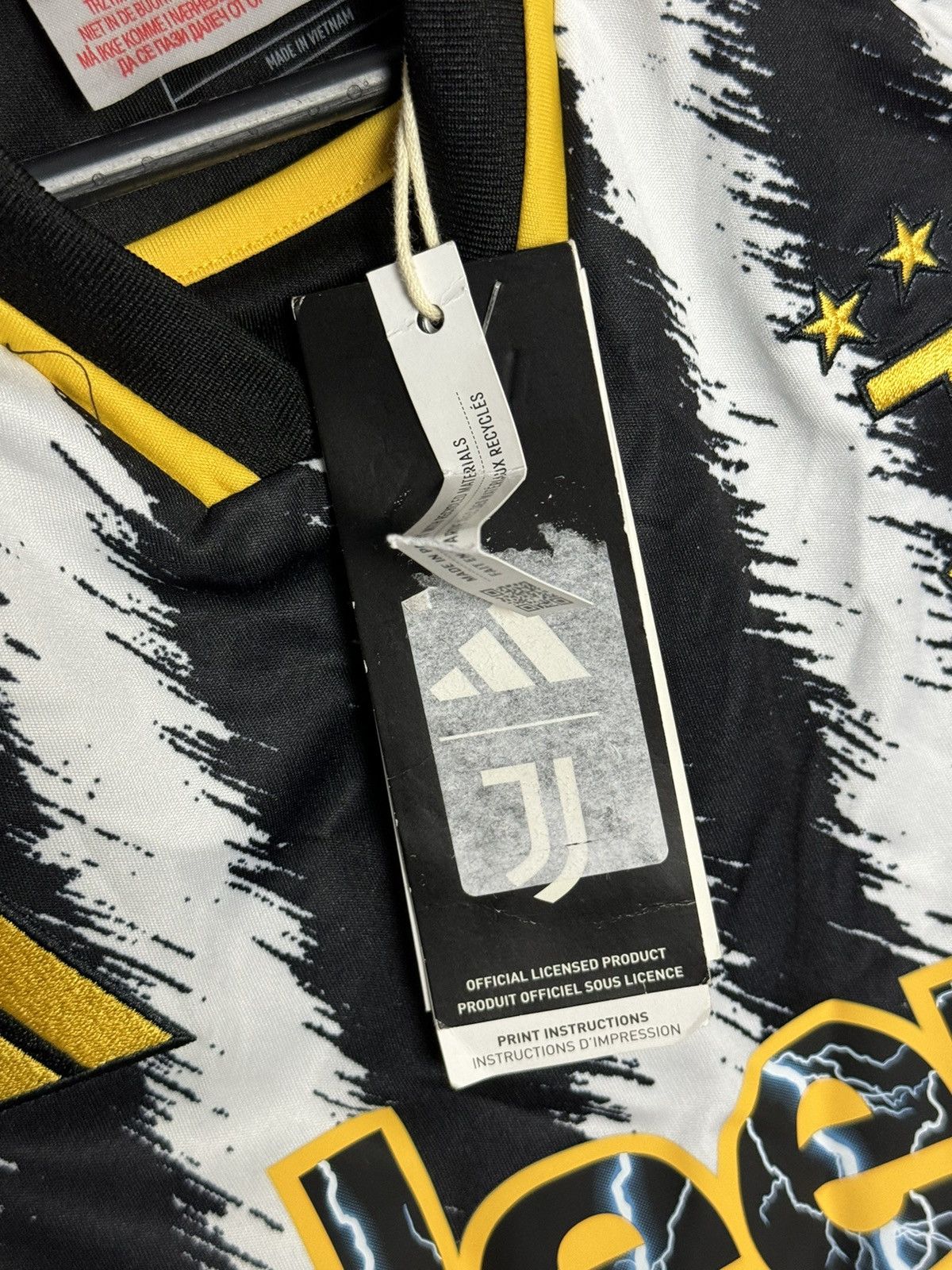 Adidas KIDS Juventus 23/24 Home Pogba Football Jersey T-Shirt Size US XS / EU 42 / 0 - 10 Thumbnail