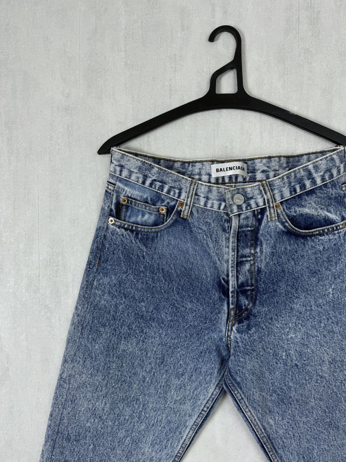 Balenciaga Balenciaga FW17 Mens Denim Jeans Pants Made In Japan Size 27 Size US 27 - 5 Thumbnail