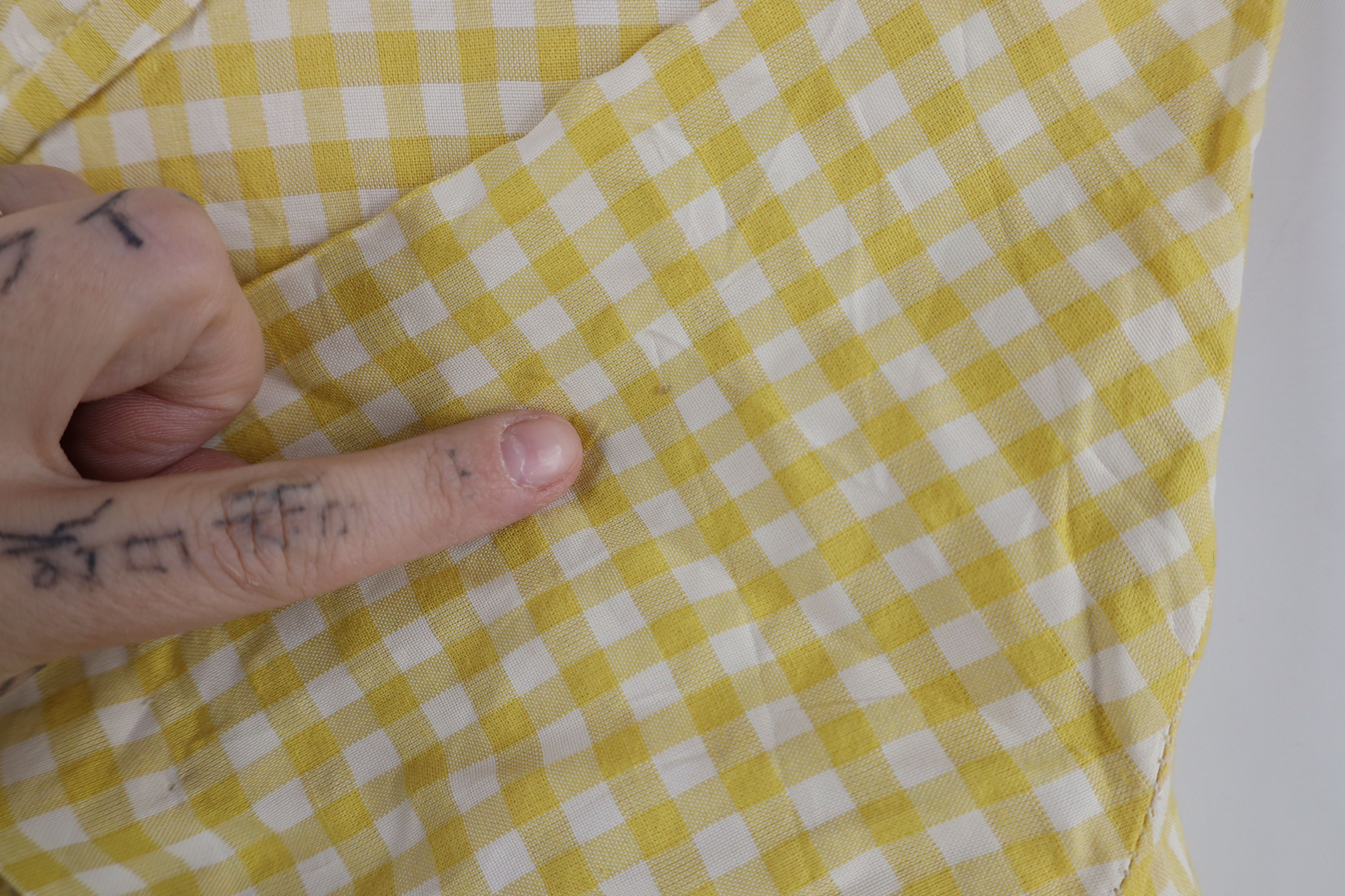 Vintage Vintage 50s 60s Rockabilly Blend Cropped Button Shirt USA Size M / US 6-8 / IT 42-44 - 4 Thumbnail