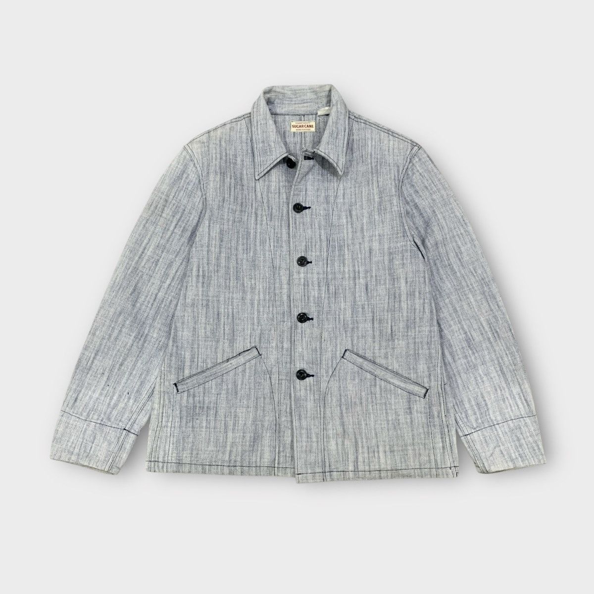 Sugar Cane VINTAGE SUGAR CANE CHORE DENIM JACKET TOYO ENTERPRISE JAPAN Size US M / EU 48-50 / 2 - 4 Thumbnail