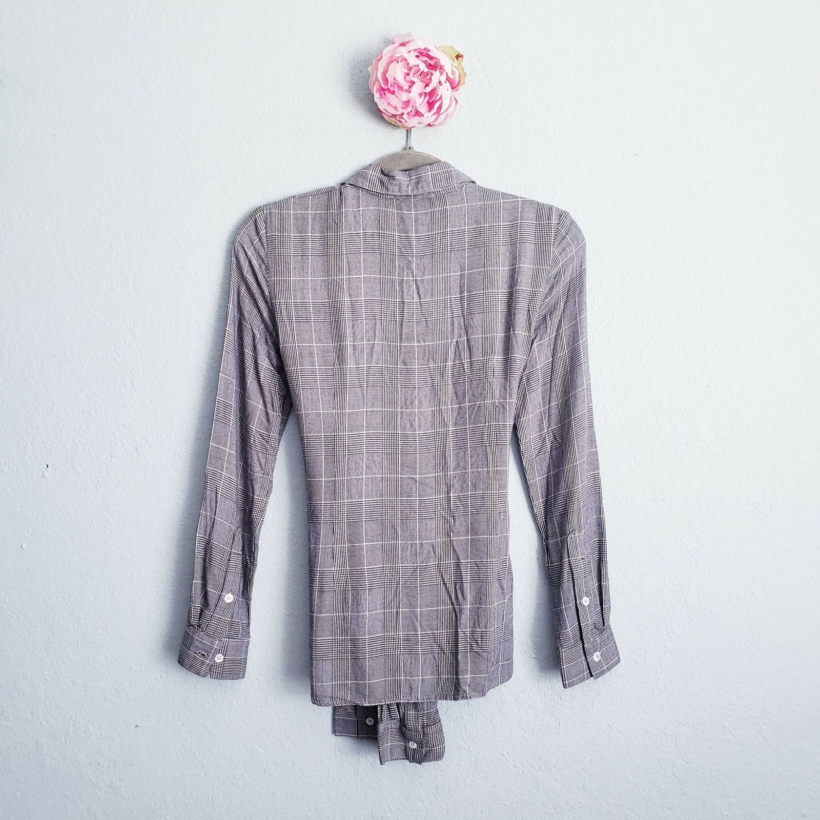 Bailey 44 Bailey 44 Hold Me Tight Tie Plaid Button-Down Shirt Sz L Size L / US 10 / IT 46 - 3 Thumbnail