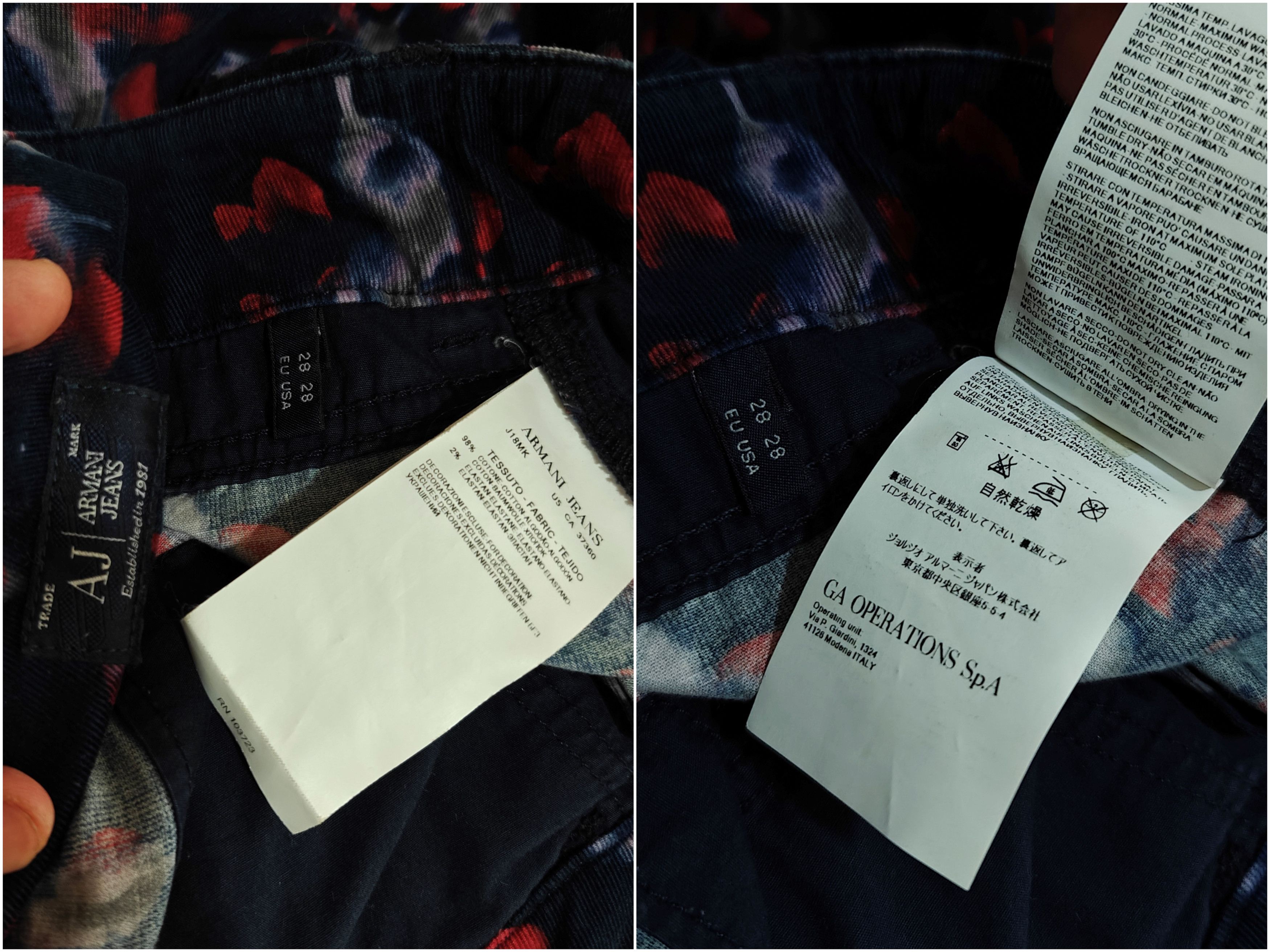Armani Armani Jeans Corduroy Pants size 28x34 Size 28" / US 6 / IT 42 - 10 Thumbnail