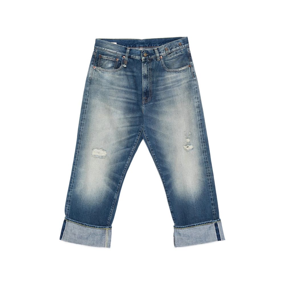R13 R13 BLUE Denim - Cropped Jeans Size US 34 / EU 50 - 1 Thumbnail