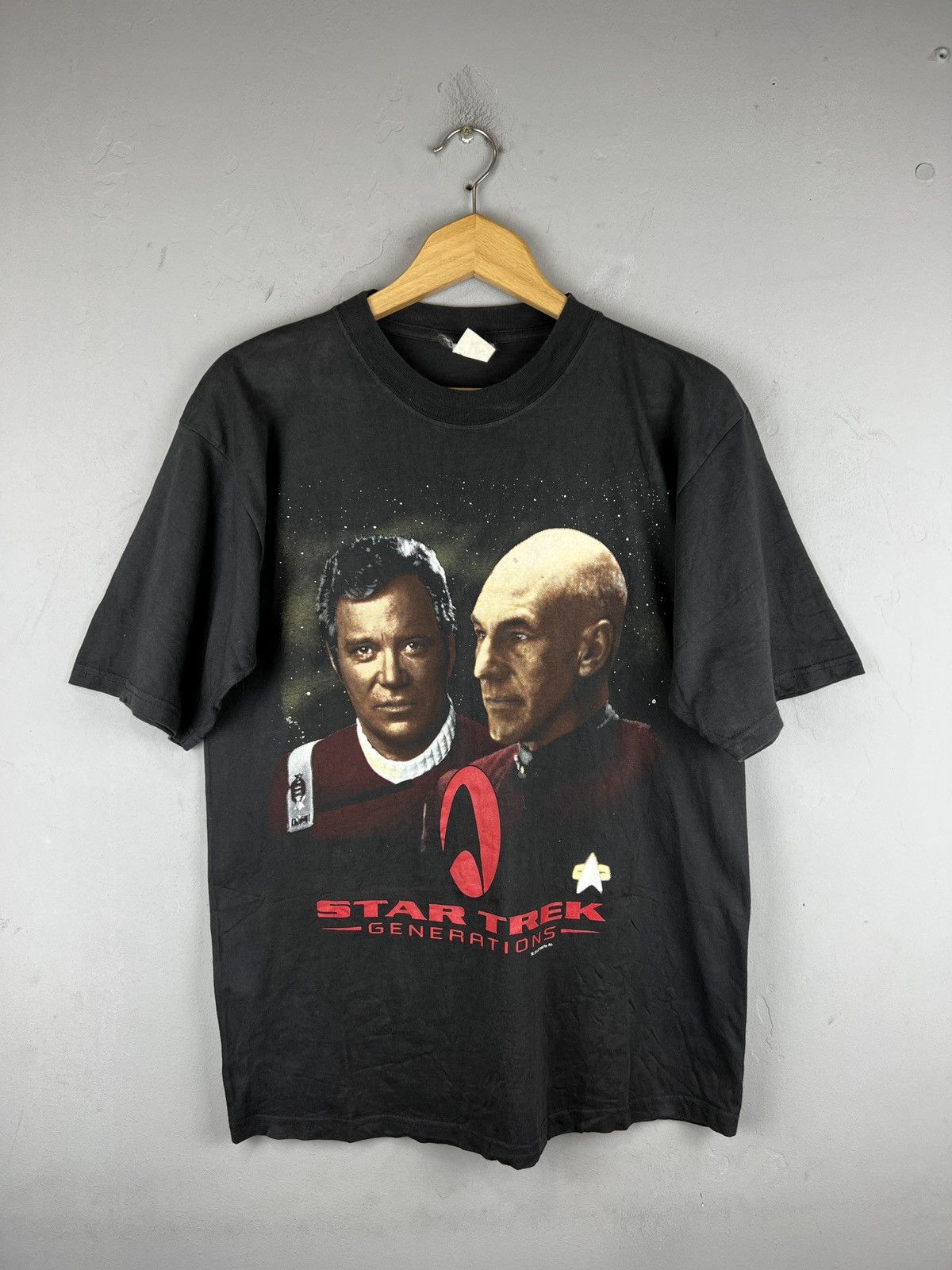 Cartoon Network Vintage 1994 Licensed STAR TREK GENERATIONS T SHIRT Size US L / EU 52-54 / 3 - 1 Thumbnail