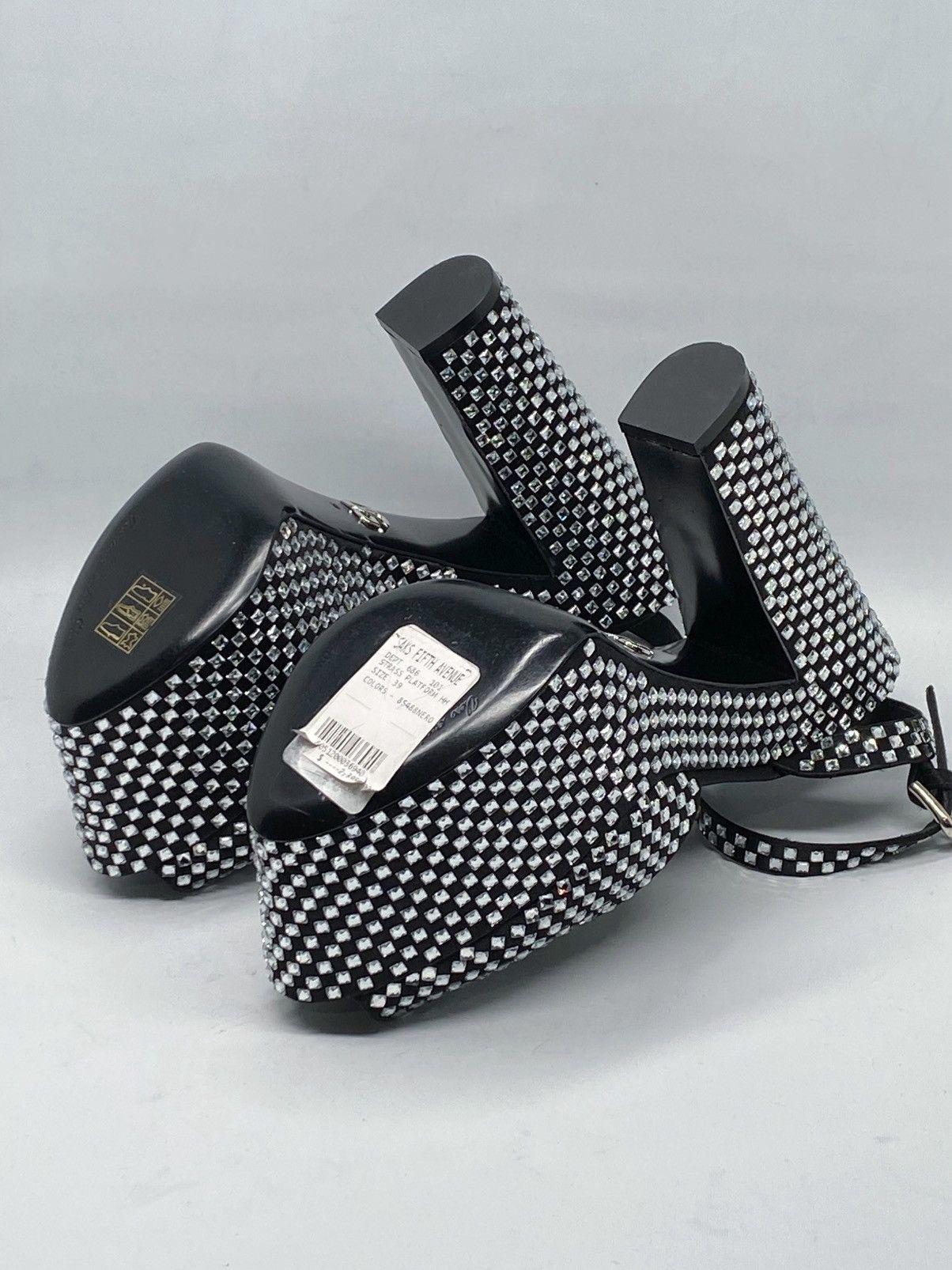 Dolce & Gabbana Dolce Gabbana Crystal-embellished platform sandals size 39 Size US 9 / IT 39 - 17 Thumbnail