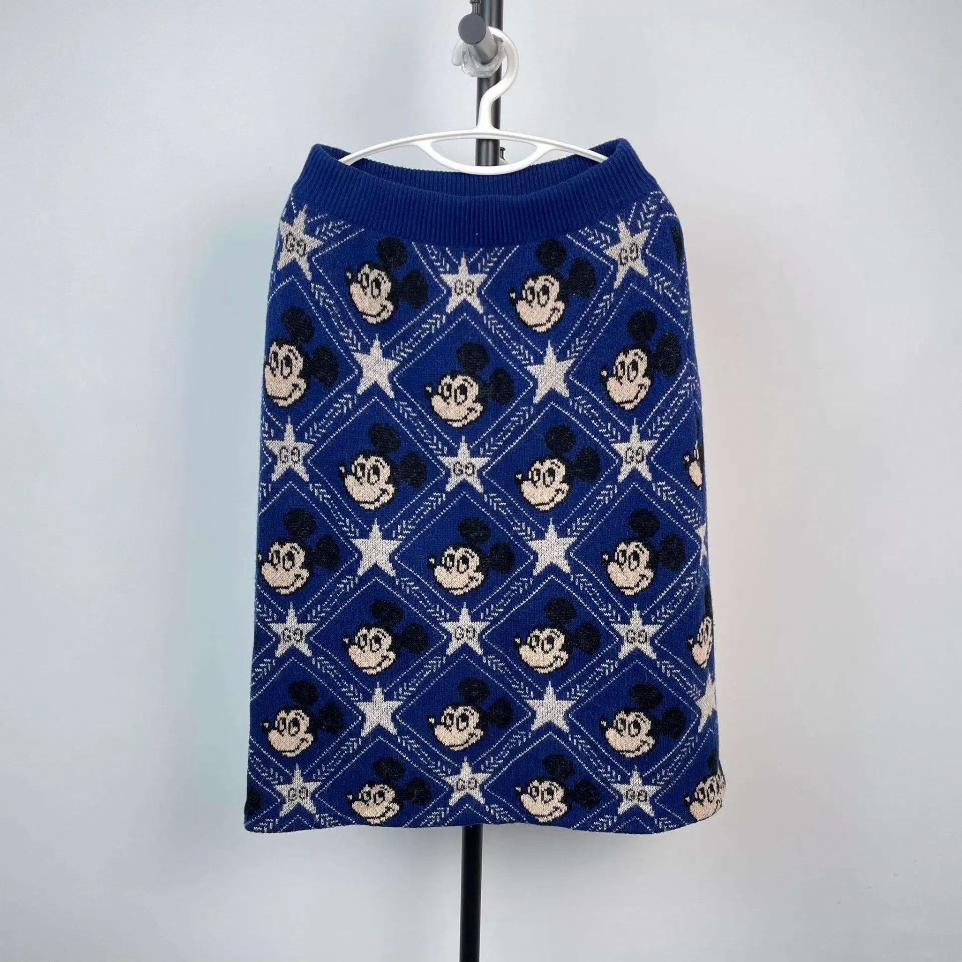 Gucci Gucci X Disney Blue Wool Skirt Size 27" / US 4 / IT 40 - 1 Thumbnail