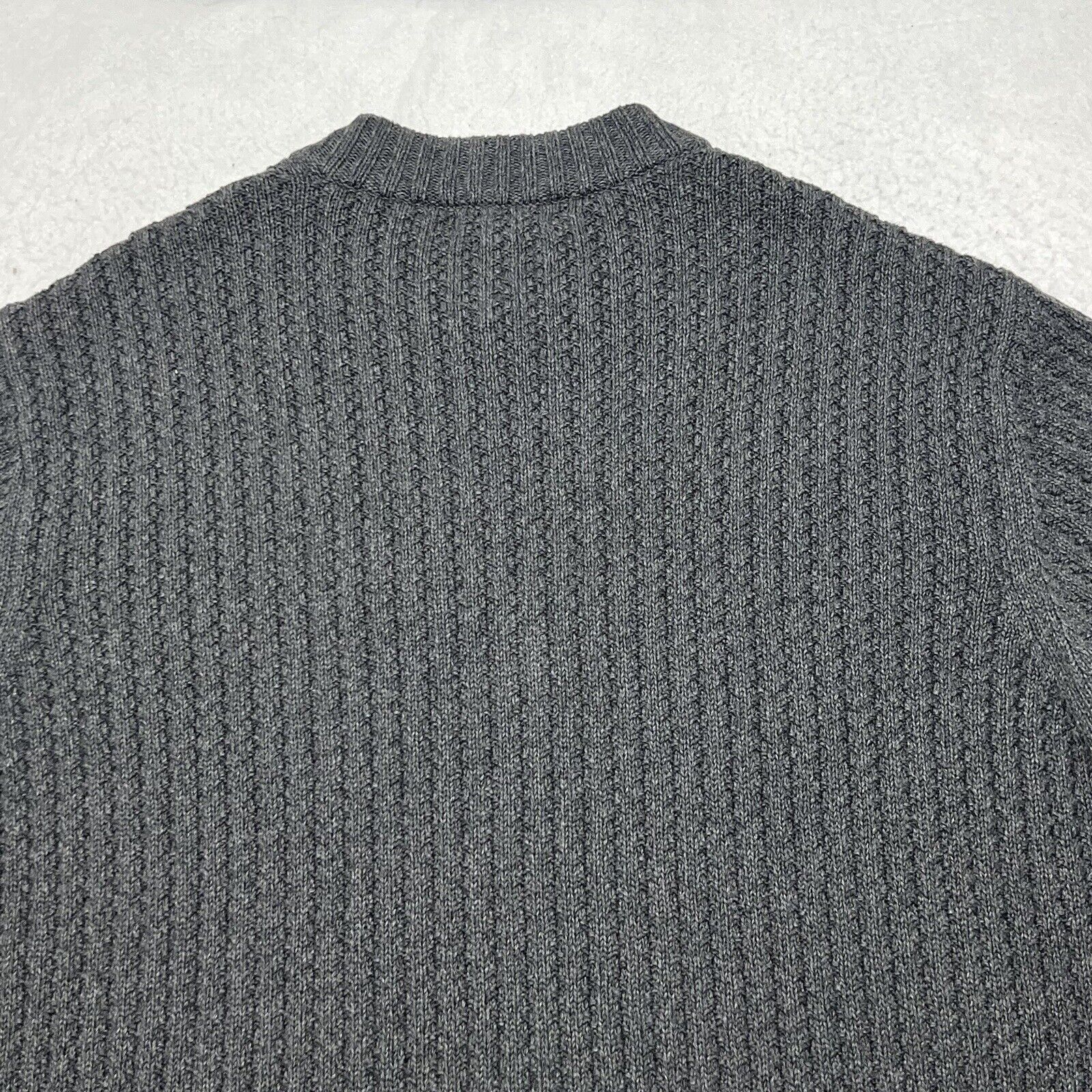 Eddie Bauer Eddie Bauer Henley Sweater Heavyweight Dark Gray Button Up Size US XL / EU 56 / 4 - 10 Thumbnail