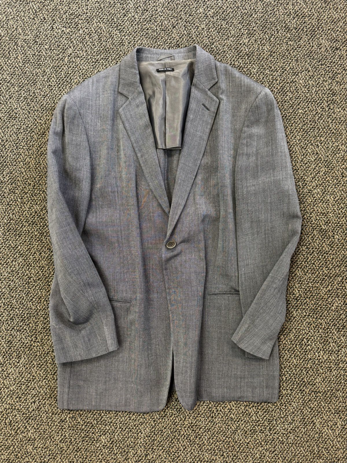 Black Label × Giorgio Armani Giorgio ARMANI Black Label Wool Silk Blend Jacket Size 40R - 6 Thumbnail