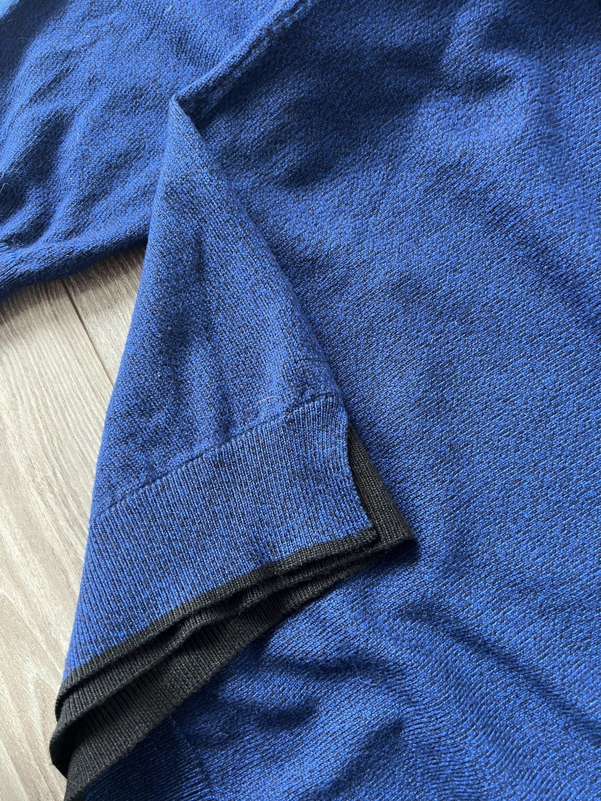 Kenzo Rare Wool Kenzo Embroidered Logo Luxuxry Blue Sweater Size US XXL / EU 58 / 5 - 17 Thumbnail