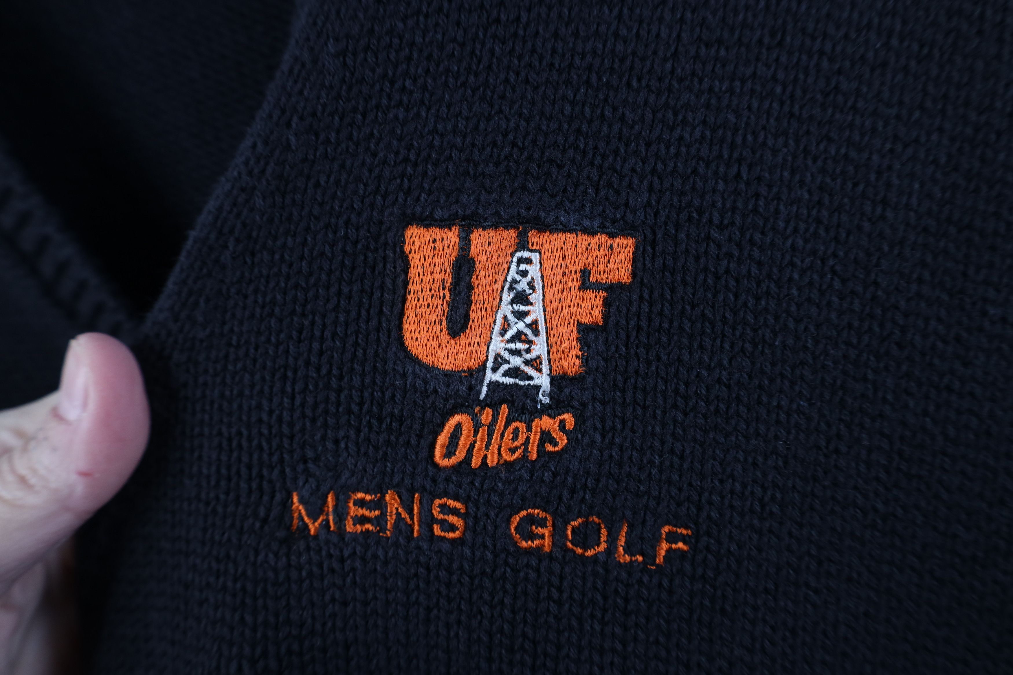Lands' End Vintage 90s Lands End University of Findlay Sweater Vest Size US XL / EU 56 / 4 - 4 Thumbnail