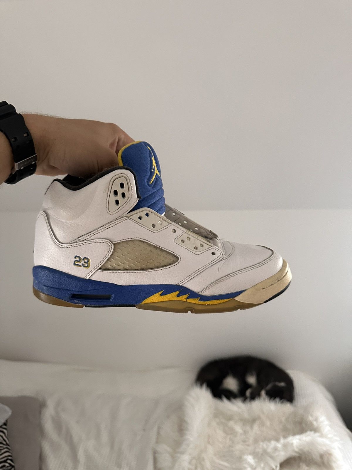 Jordan Brand × Nike Jordan 5 Laney 2013 Size US 7 / EU 40 - 1 Thumbnail