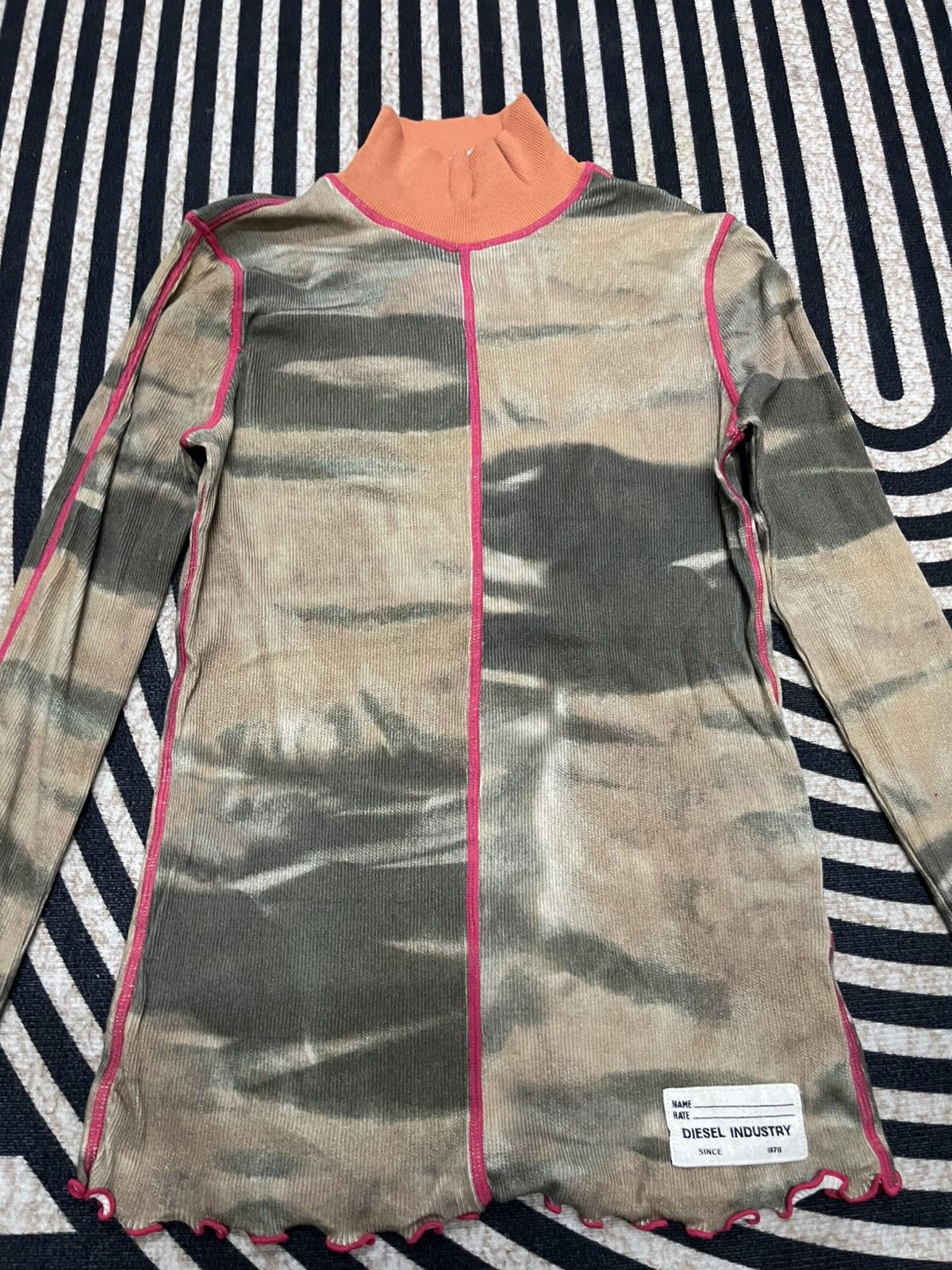 Diesel 2000s DIESEL T-SWAINY TANK TOP MULTICOLOUR STRETCHABLE TEES Size M / US 6-8 / IT 42-44 - 6 Thumbnail