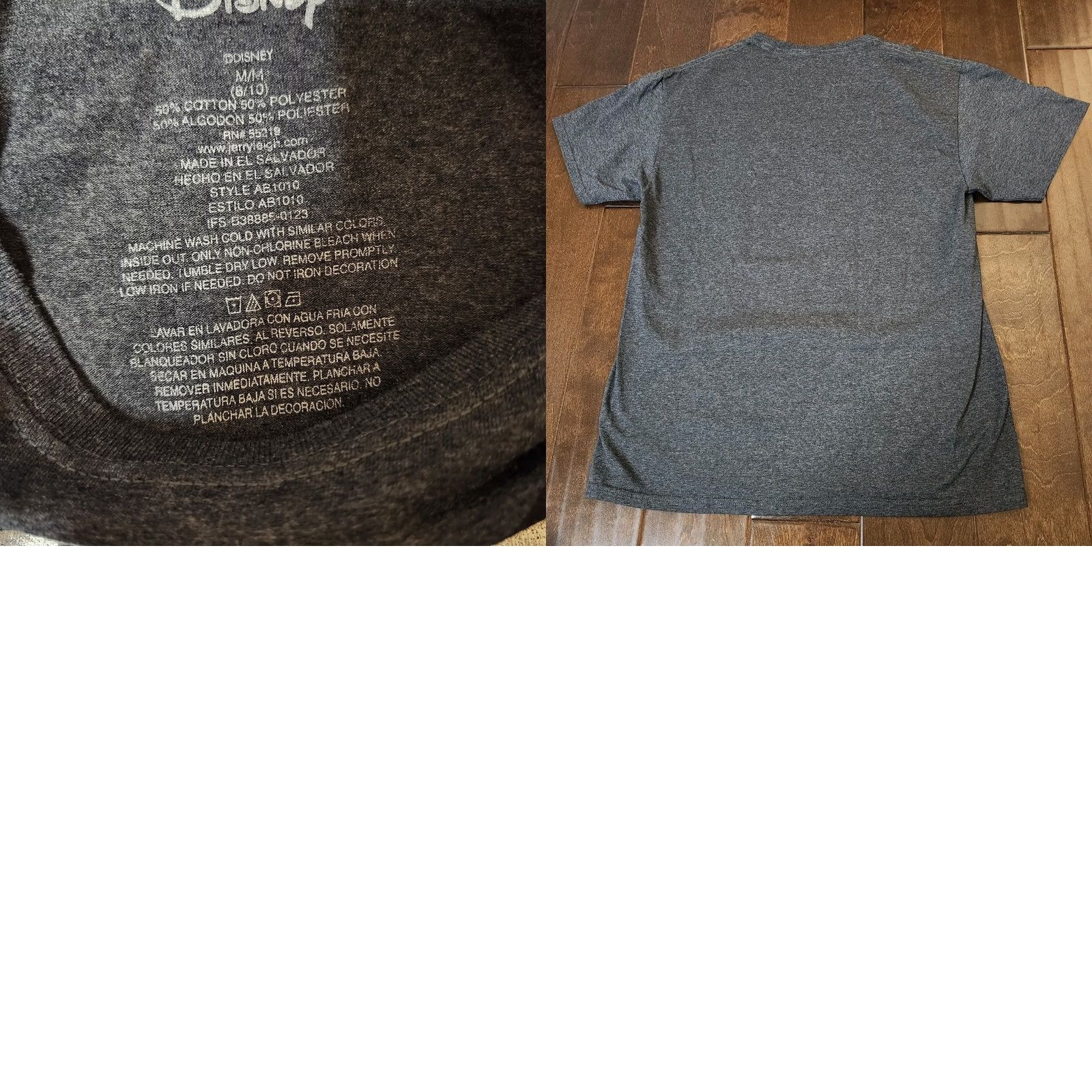 Disney Disney Shirt Mens Medium Gray Mickey Mouse Florida Shiny Metallic Graphic Tee Size US M / EU 48-50 / 2 - 9 Thumbnail