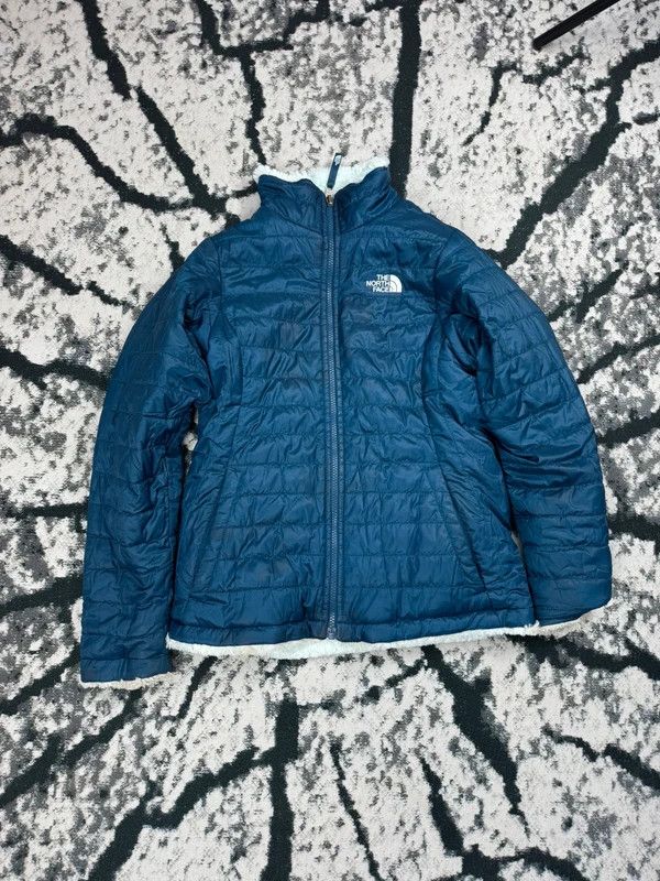 The North Face Reversible Fleece Jacket, Insulated, Down, Navy Blue, XS Size XS / US 0-2 / IT 36-38 - 1 Thumbnail