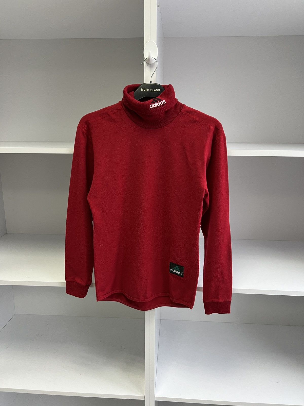 Adidas × Vintage Vintage Adidas Equipment Turtleneck Longsleeve Size US M / EU 48-50 / 2 - 5 Thumbnail