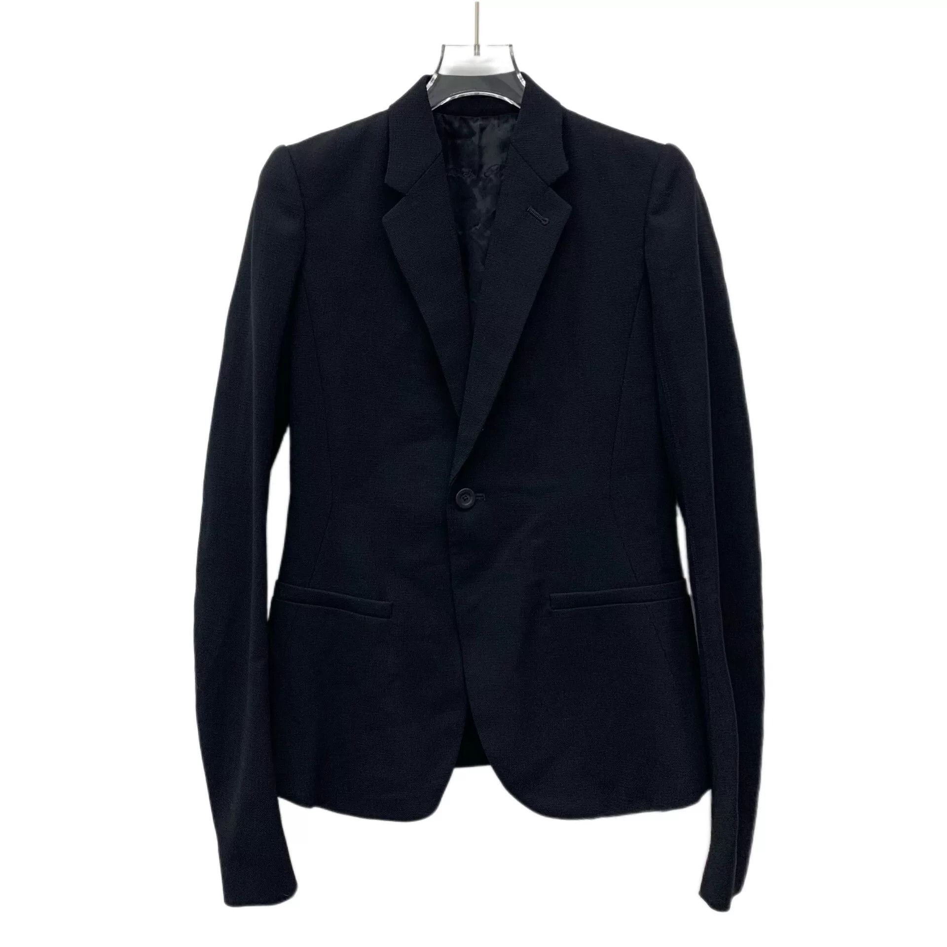 Rick Owens Rick Owens Virgin Wool Single Button Blazer IT 40 Size S / US 4 / IT 40 - 1 Thumbnail