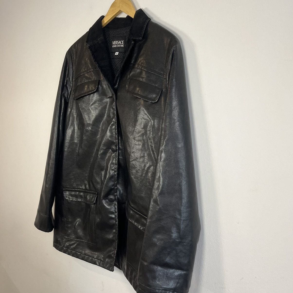 Versace Jeans Couture RARE Vintage Versace Jeans Couture Black Jacket Luxury M Size US M / EU 48-50 / 2 - 3 Thumbnail